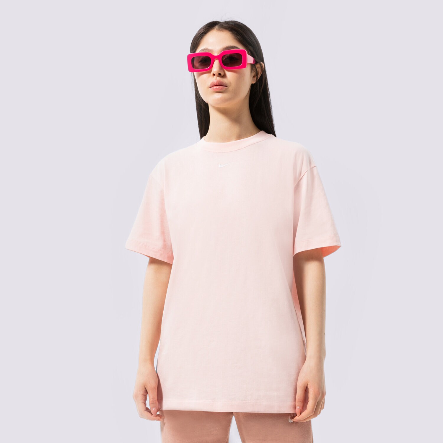 Damen T-Shirt NIKE T-SHIRT SPORTSWEAR ESSENTIAL OVERSIZED DN5697-610 Rosa