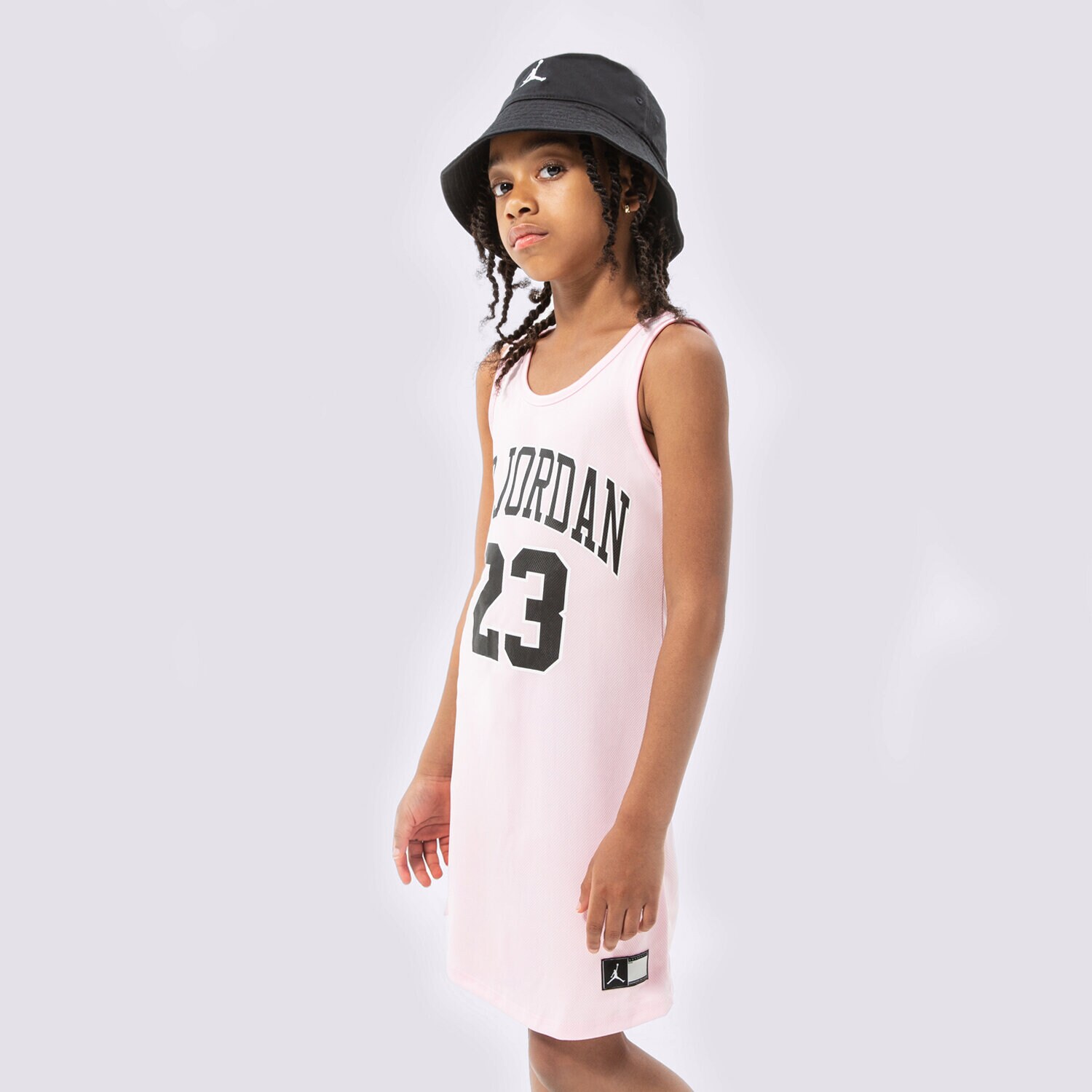 Kinder JORDAN KLEID HBR JERSEY TRAININGSANZUGS GIRL 45B320-A9Y Rosa