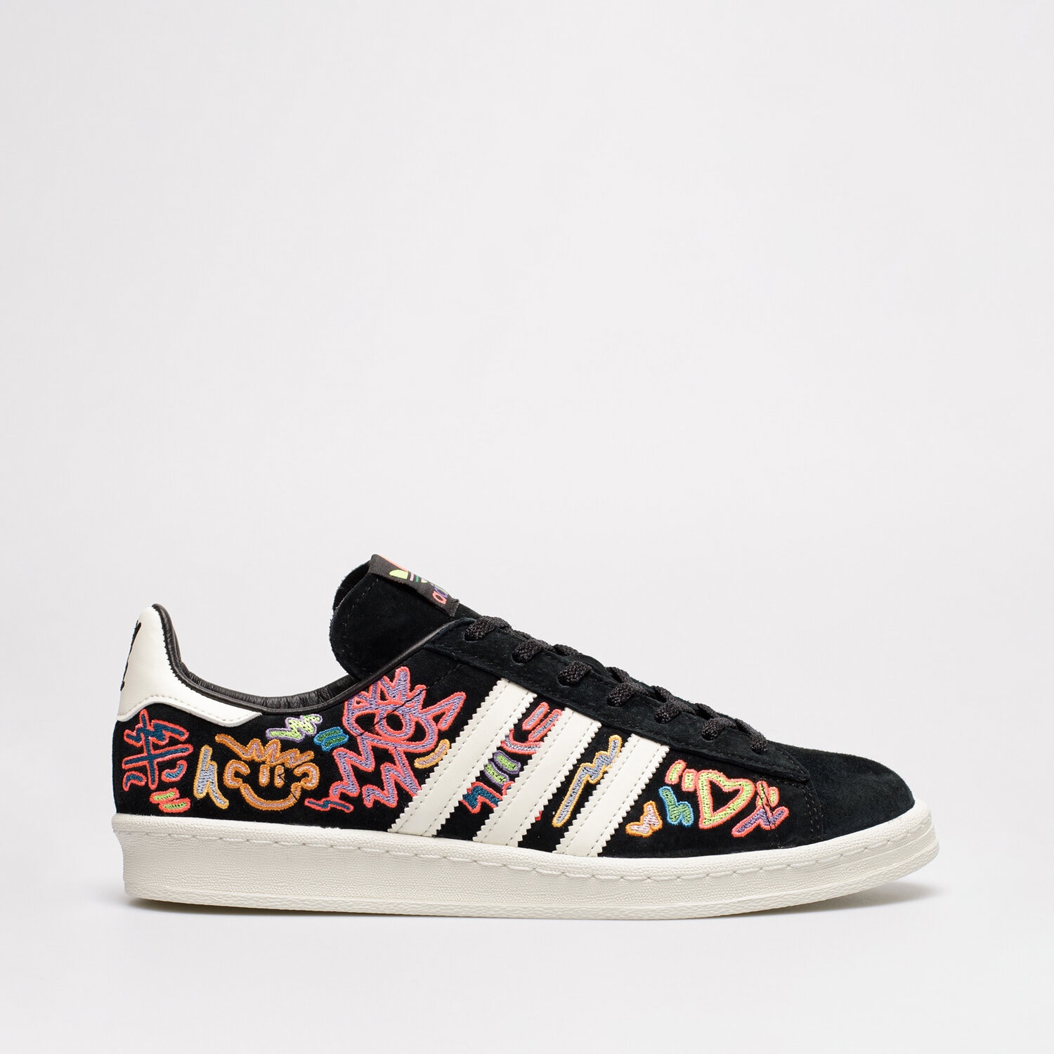 Herren Skaterschuhe ADIDAS CAMPUS 80S PRIDE GX6390 Schwarz