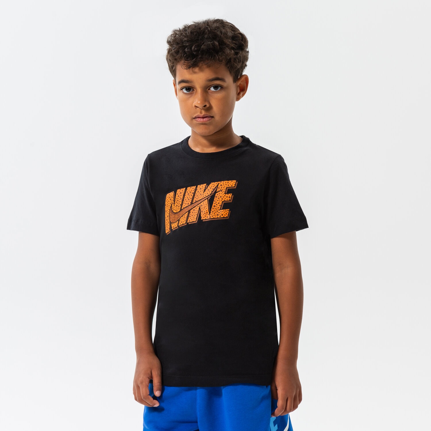 Kinder T-Shirt NIKE T-SHIRT U NSW TEE CORE BRANDMARK 4 BOY DO1825-010 Schwarz
