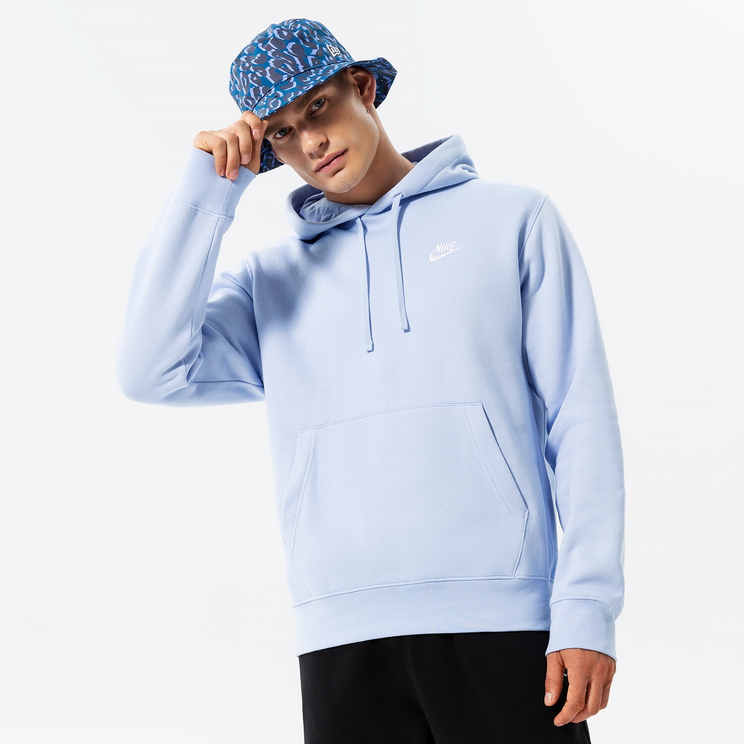 Herren NIKE HOODIE SPORTSWEAR CLUB FLEECE BV2654-548 Blau