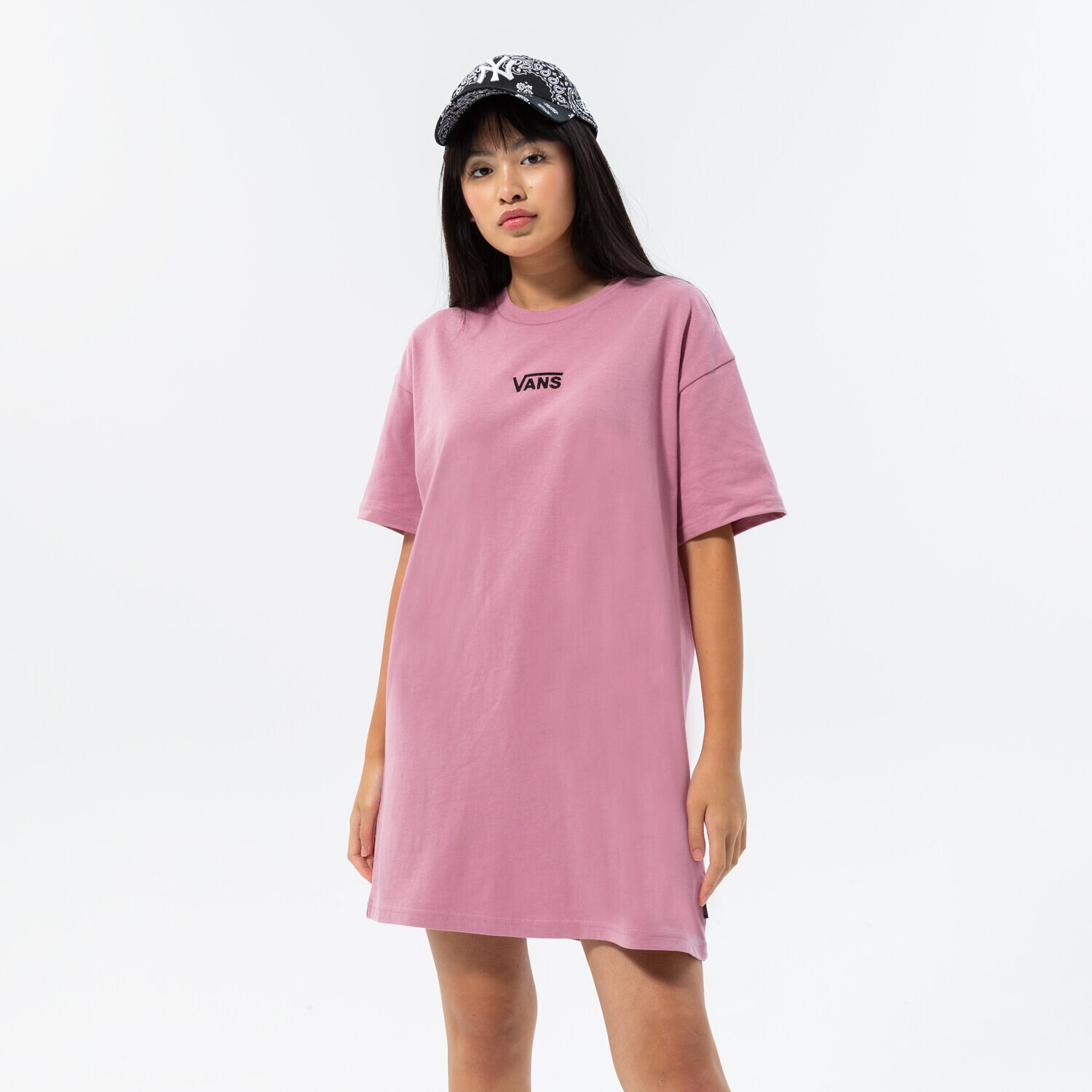 Damen Kleid VANS KLEID WM CENTER VEE TEE TRAININGSANZUGS VN0A4RU2BD5 Rosa