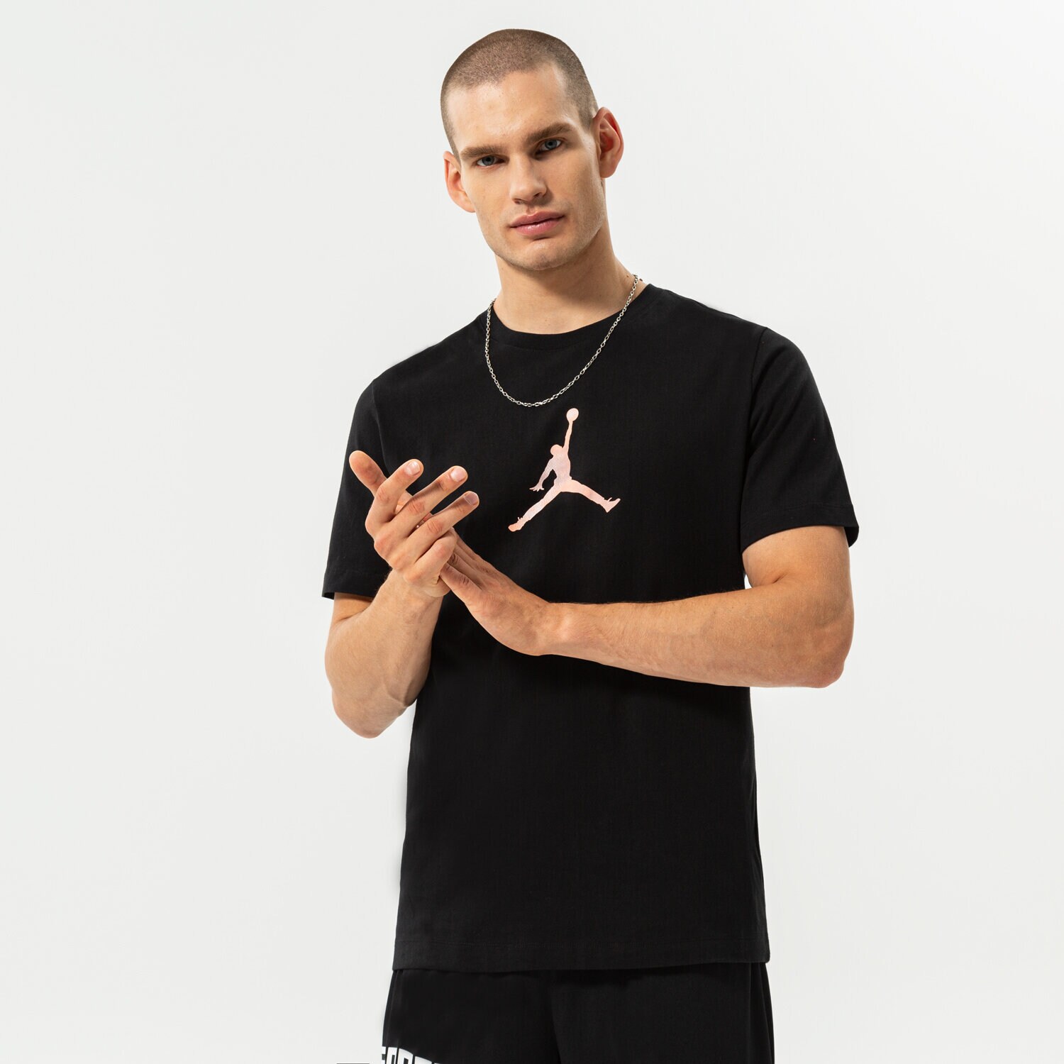 Herren T-Shirt JORDAN T-SHIRT M J SPRT DNA 23 SS CREW DO8898-010 Schwarz