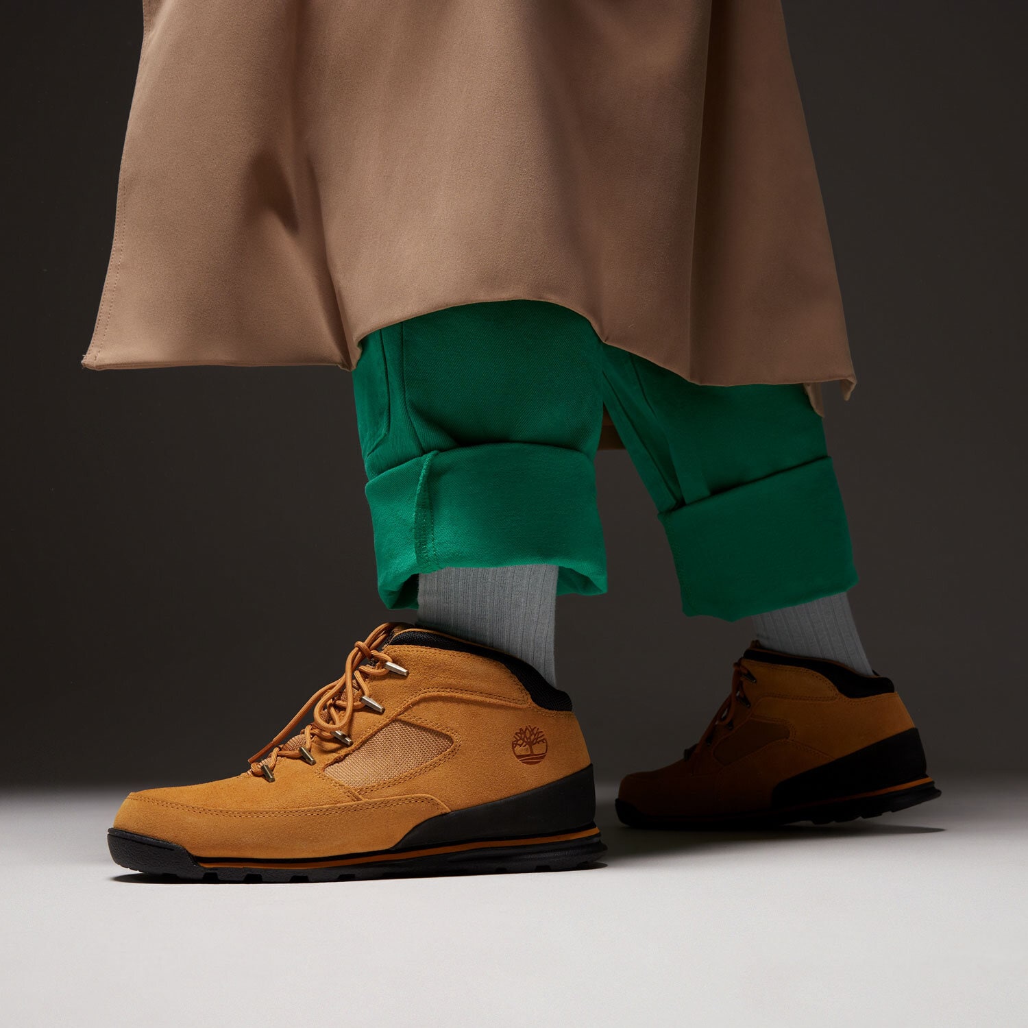 Timberland Euro Rock Mid - Herren Sneaker-Boots Schuhe Stiefel Leder Wheat — foto 3