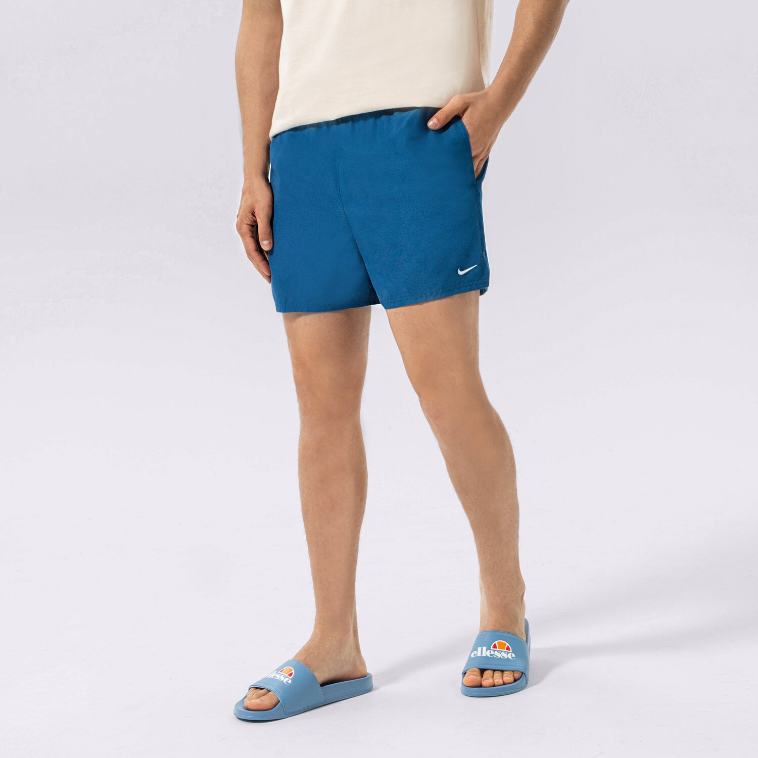 Herren Shorts NIKESWIM SHORTS ESSENTIAL 5" NESSA560-444 Blau