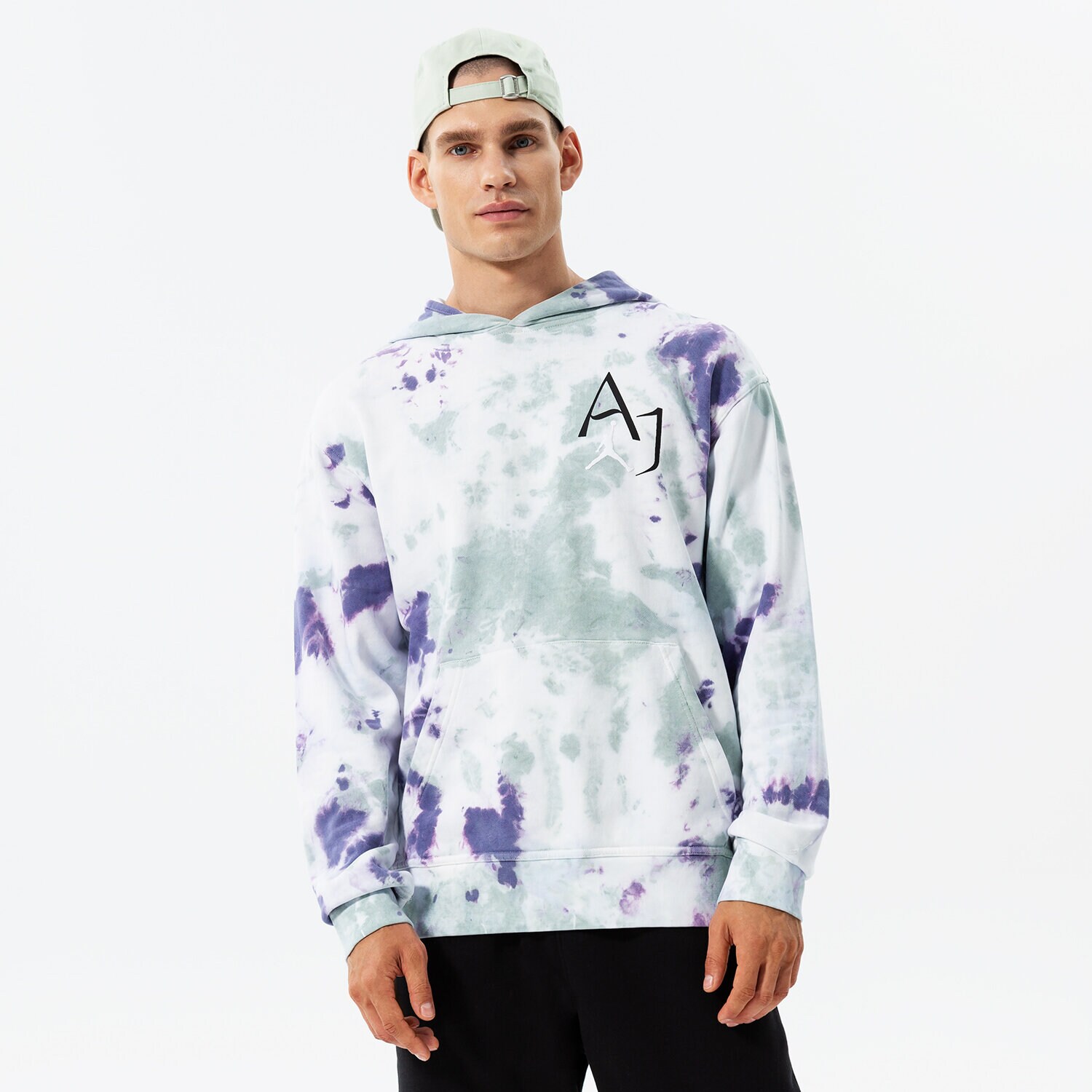 Herren JORDAN HOODIE M J SPRT DNA FLC PO DM1410-366 Blau