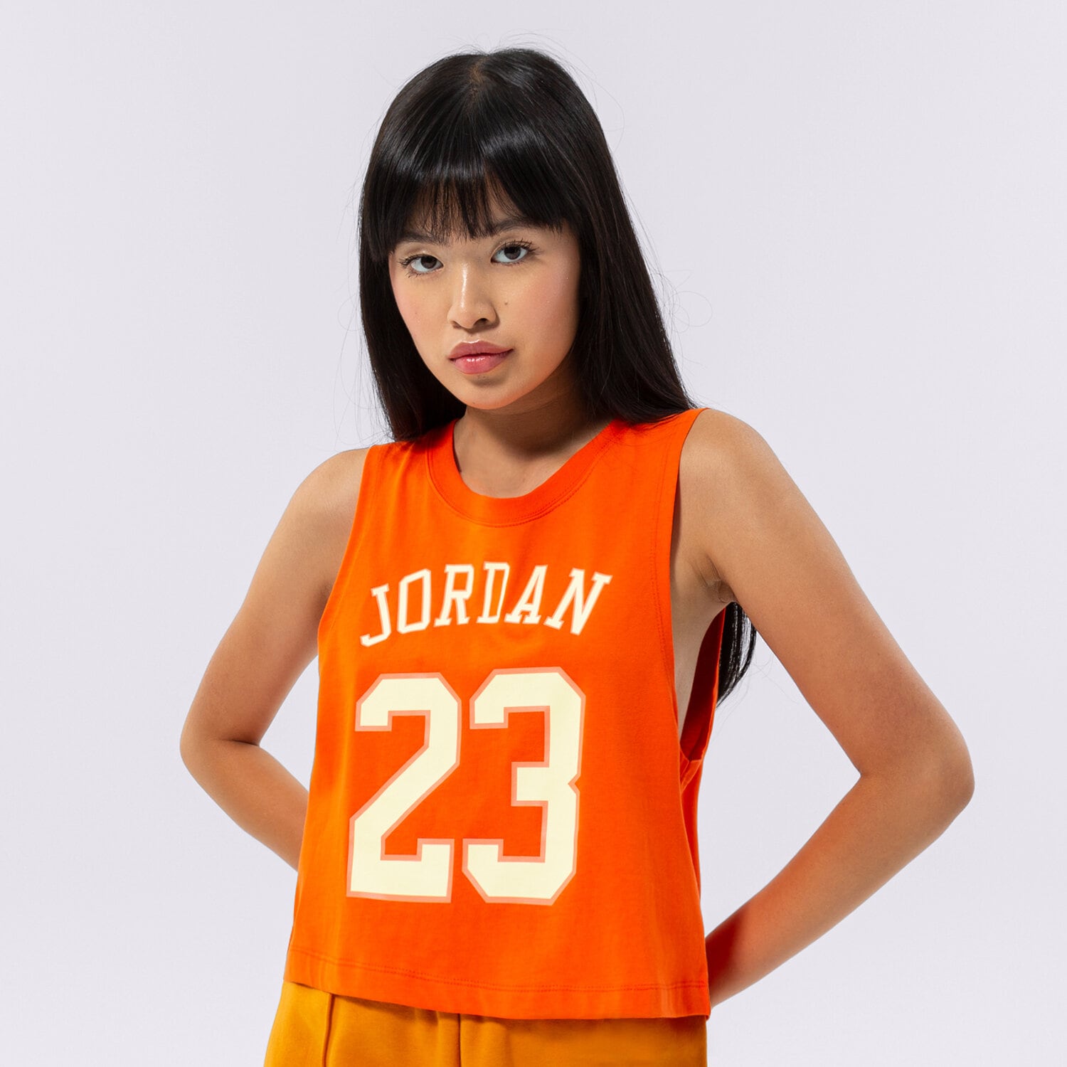 Damen T-Shirt JORDAN T-SHIRT W J HERITAGE TANK CORE DO5023-817 Orange