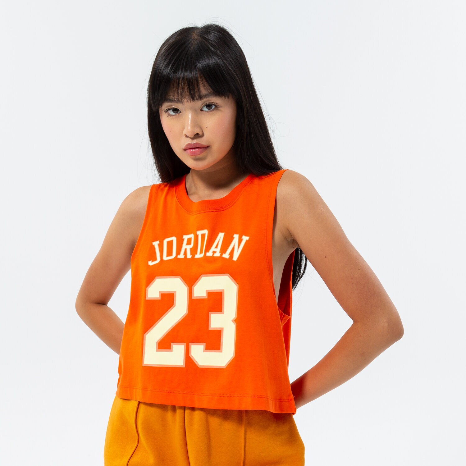 JORDAN T SHIRT W J HERITAGE TANK CORE Orange DO5023 817 Sizeer