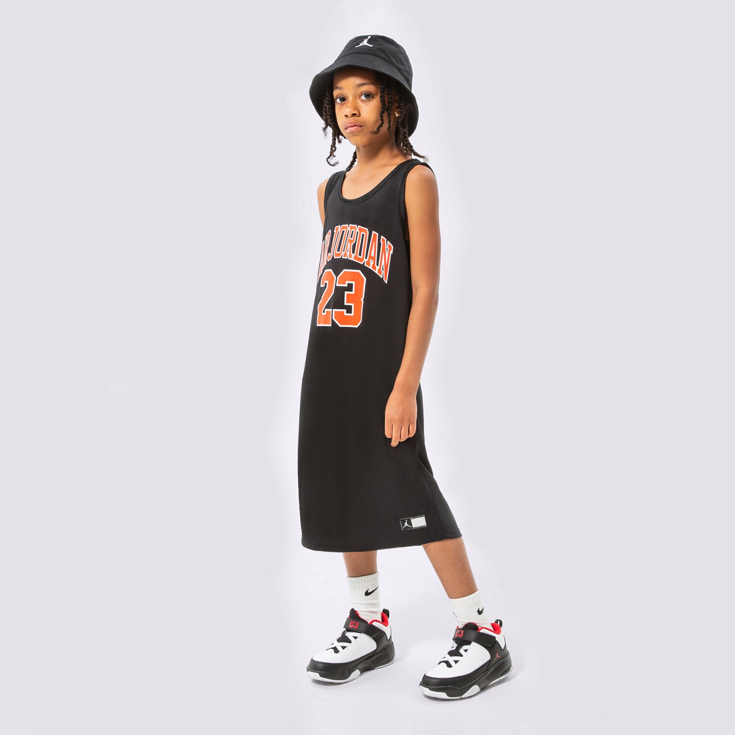 Kinder JORDAN KLEID HBR JORDAN JERSEY TRAININGSANZUGS GIRL 45B320-023 Schwarz