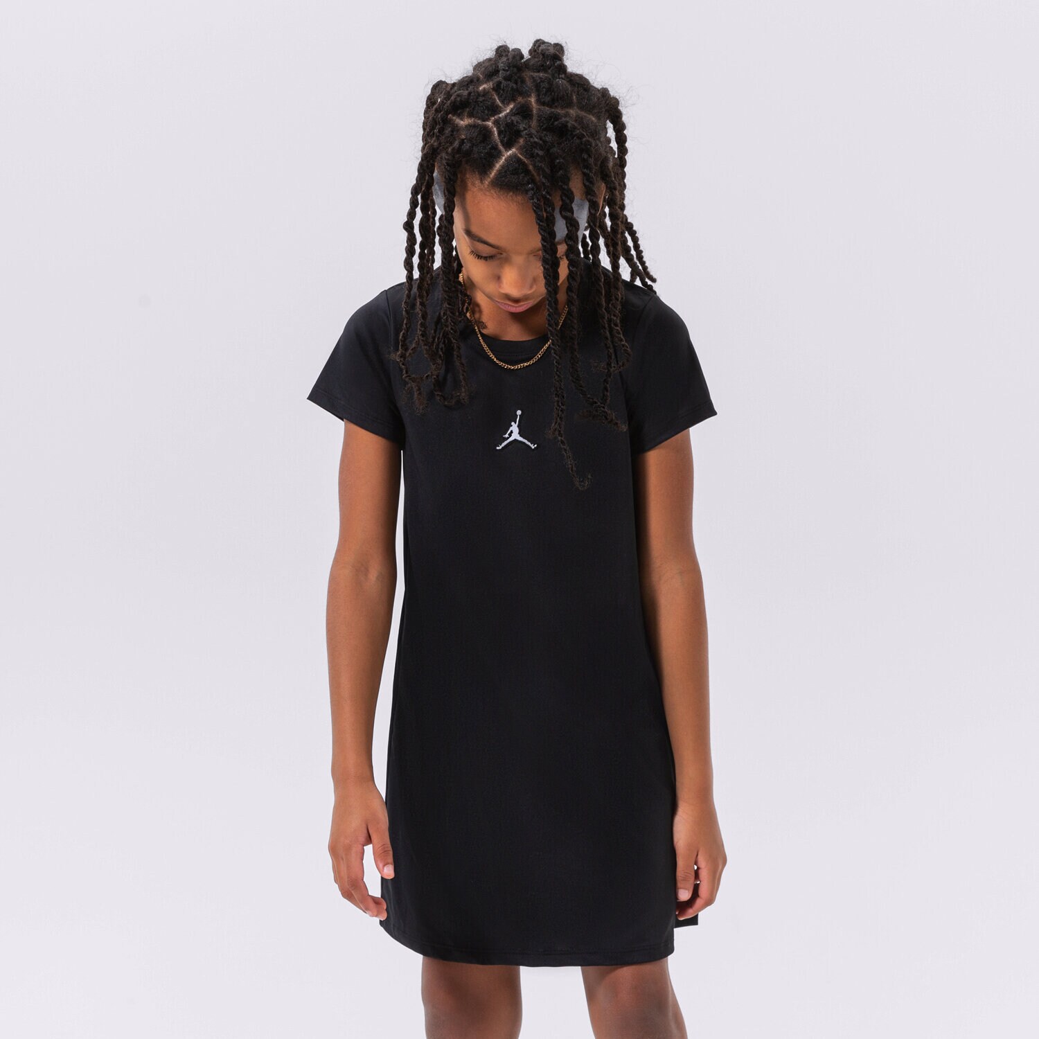 Kinder JORDAN T-SHIRT ESSENTIALS TRAININGSANZUGS GIRL 45B809-023 Schwarz