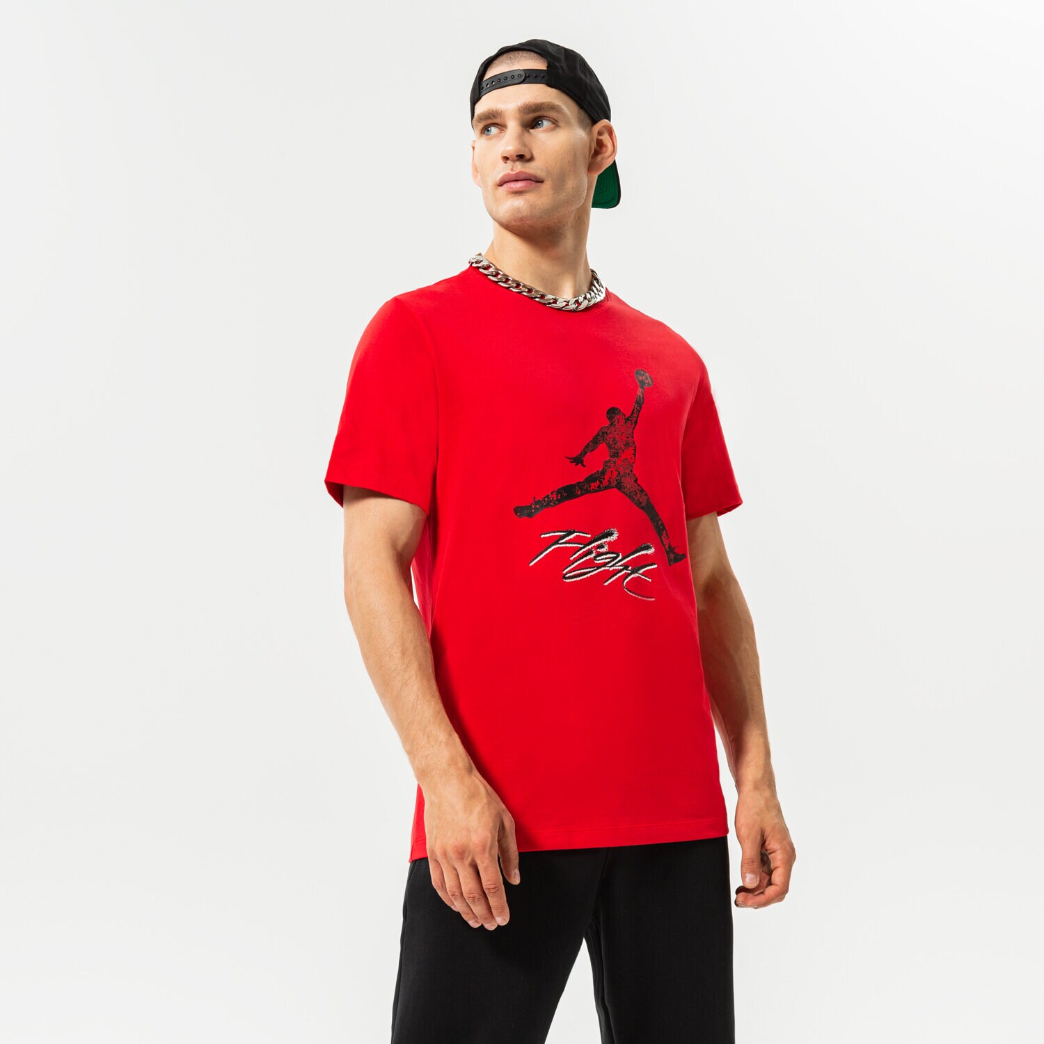 Herren T-Shirt JORDAN T-SHIRT M J ESS JUMPMAN SS CREW DQ7376-612 Dunkelrot