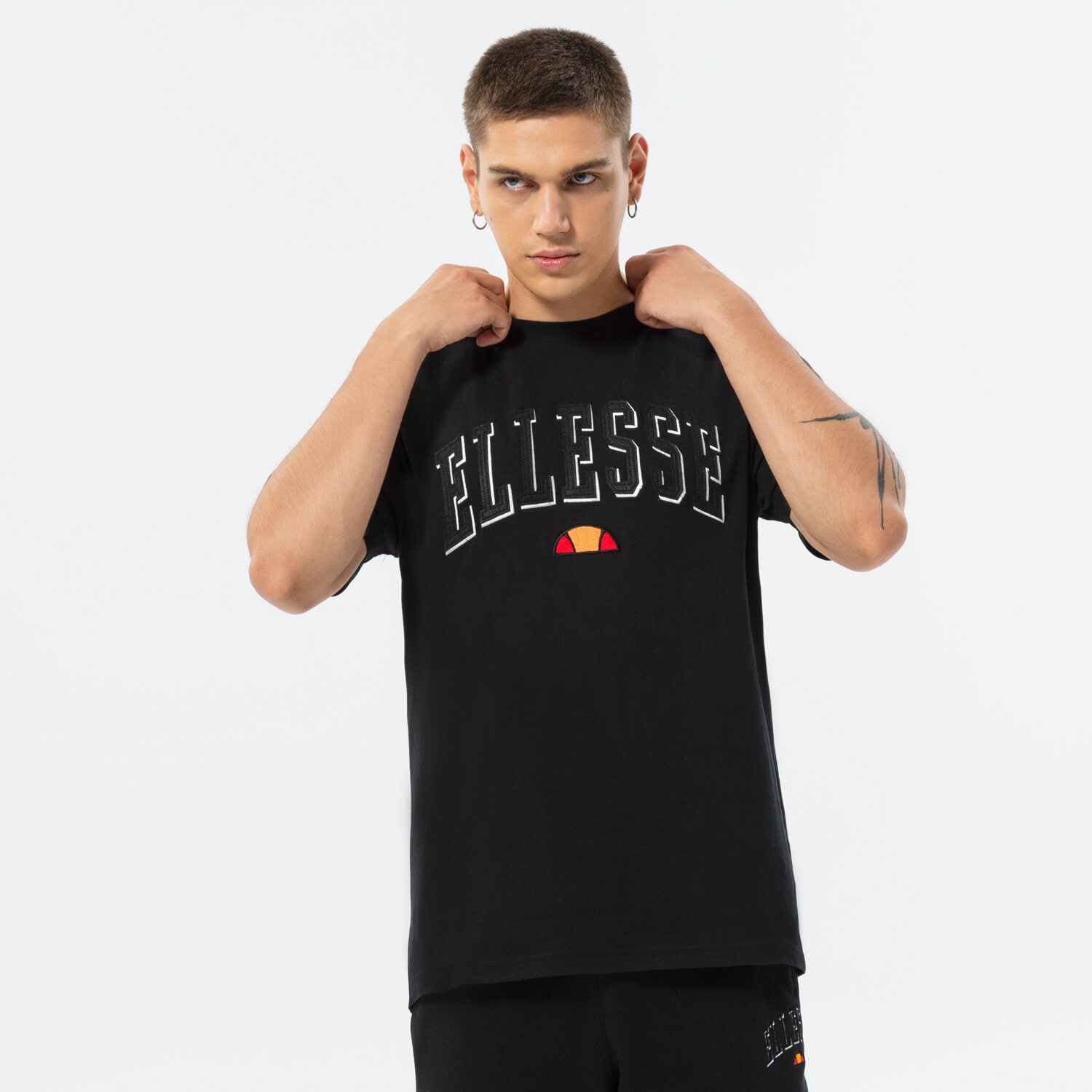 Herren T-Shirt ELLESSE T-SHIRT COLUMBIA TEE BLK SHP16225011 Schwarz