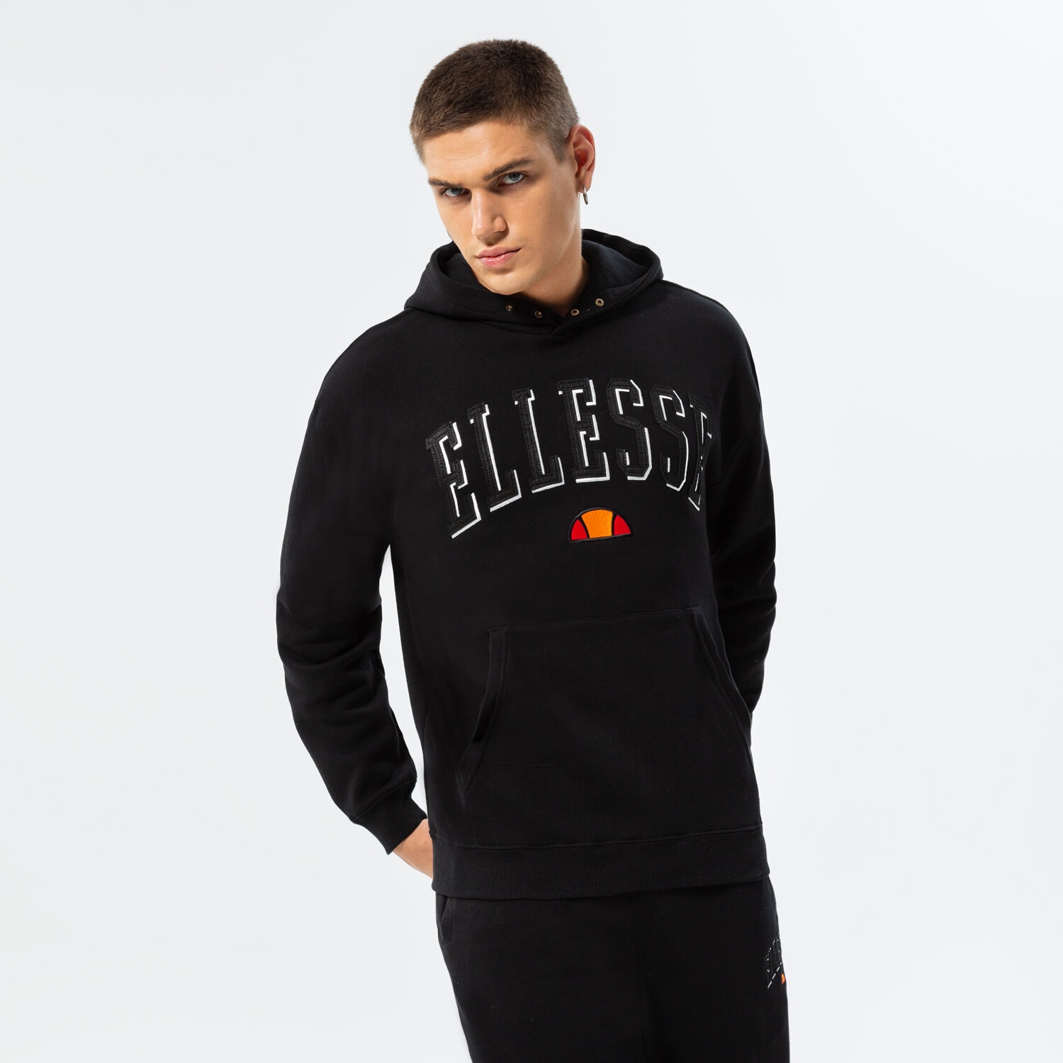 Herren ELLESSE HOODIE DUKE OH HOODY BLK SHP16227011 Schwarz