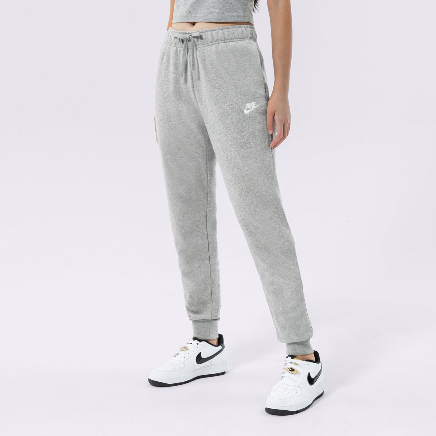 Damen Hosen NIKE HOSE W NSW CLUB FLC MR PANT STD DQ5191-063 Grau