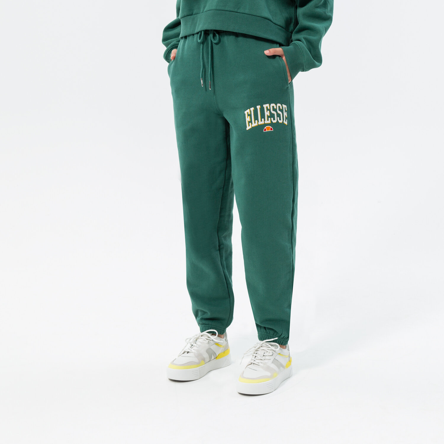 Damen Hosen ELLESSE HOSE CAMMINA JOG PANT DGREEN SGP15914502 Grün