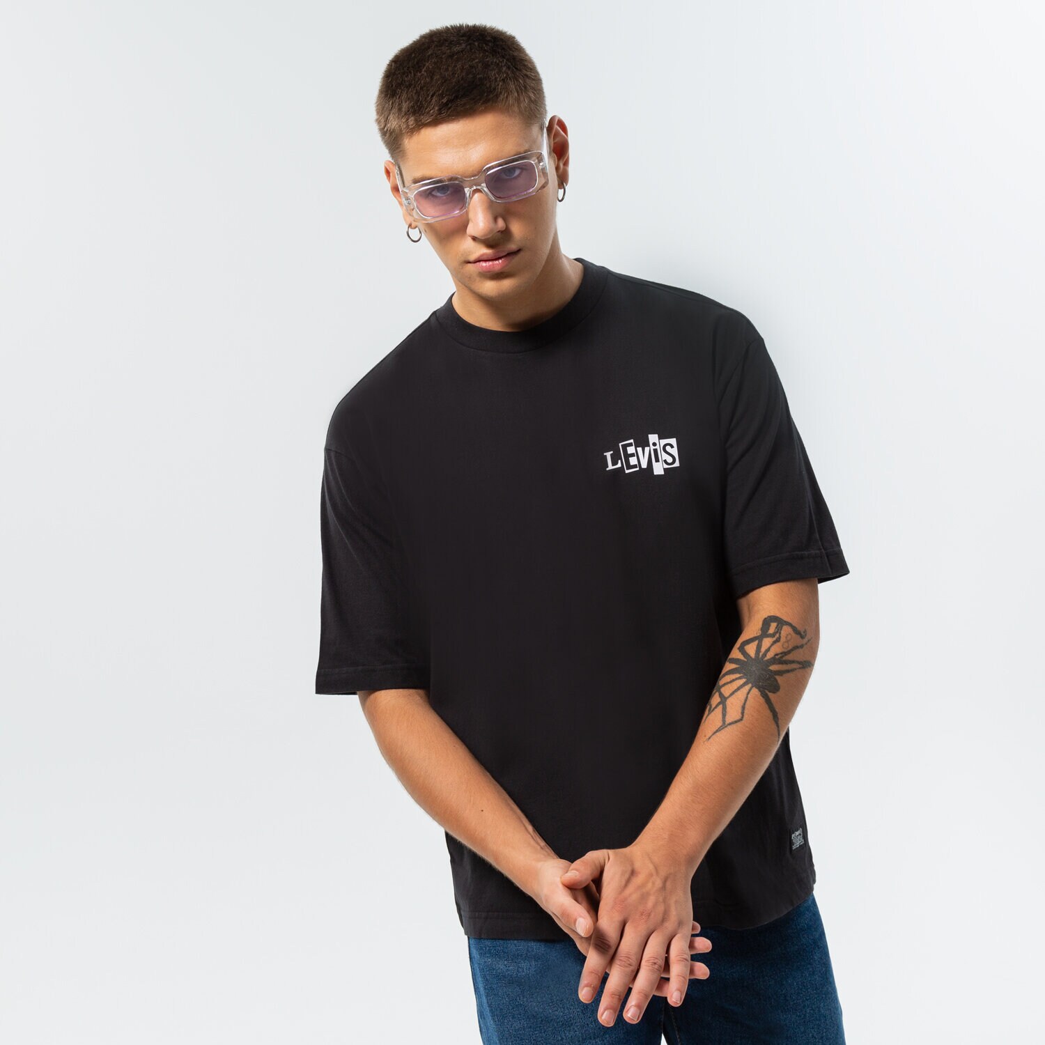 Herren T-Shirt LEVI'S T-SHIRT SKATE GRAPHIC BOX TEE A1005-0000 Schwarz