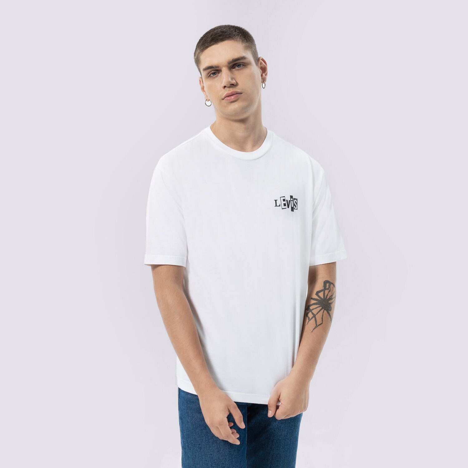 Herren T-Shirt LEVI'S T-SHIRT SKATE GRAPHIC BOX TEE A1005-0001 Weiß