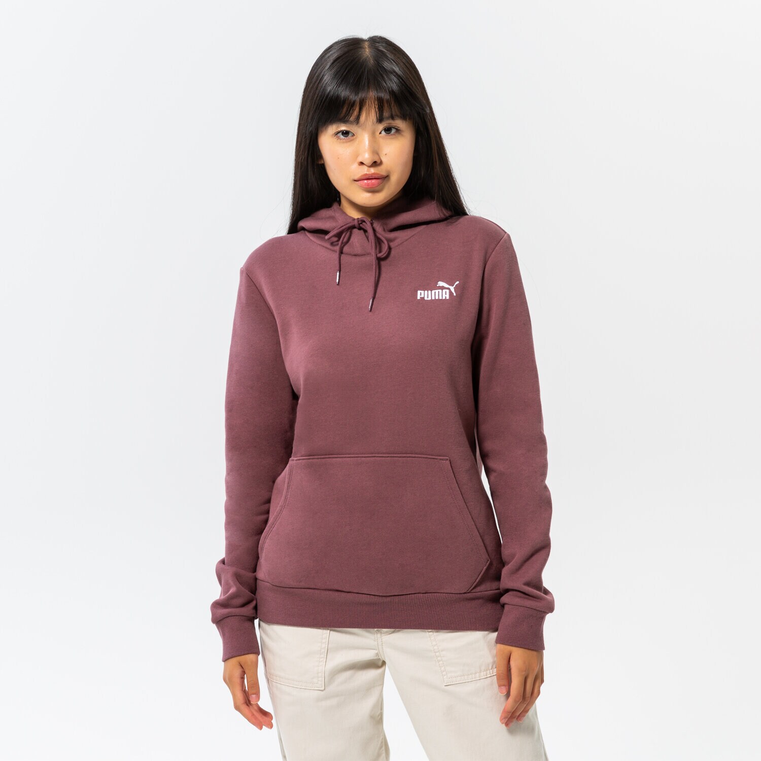 Damen PUMA HOODIE ESS+ EMBROIDERY HOODIE FL 670004 75 Dunkelrot