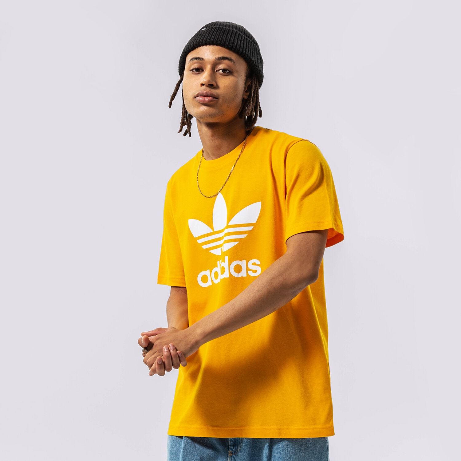Herren T-Shirt ADIDAS T-SHIRT TREFOIL HK5229 Orange