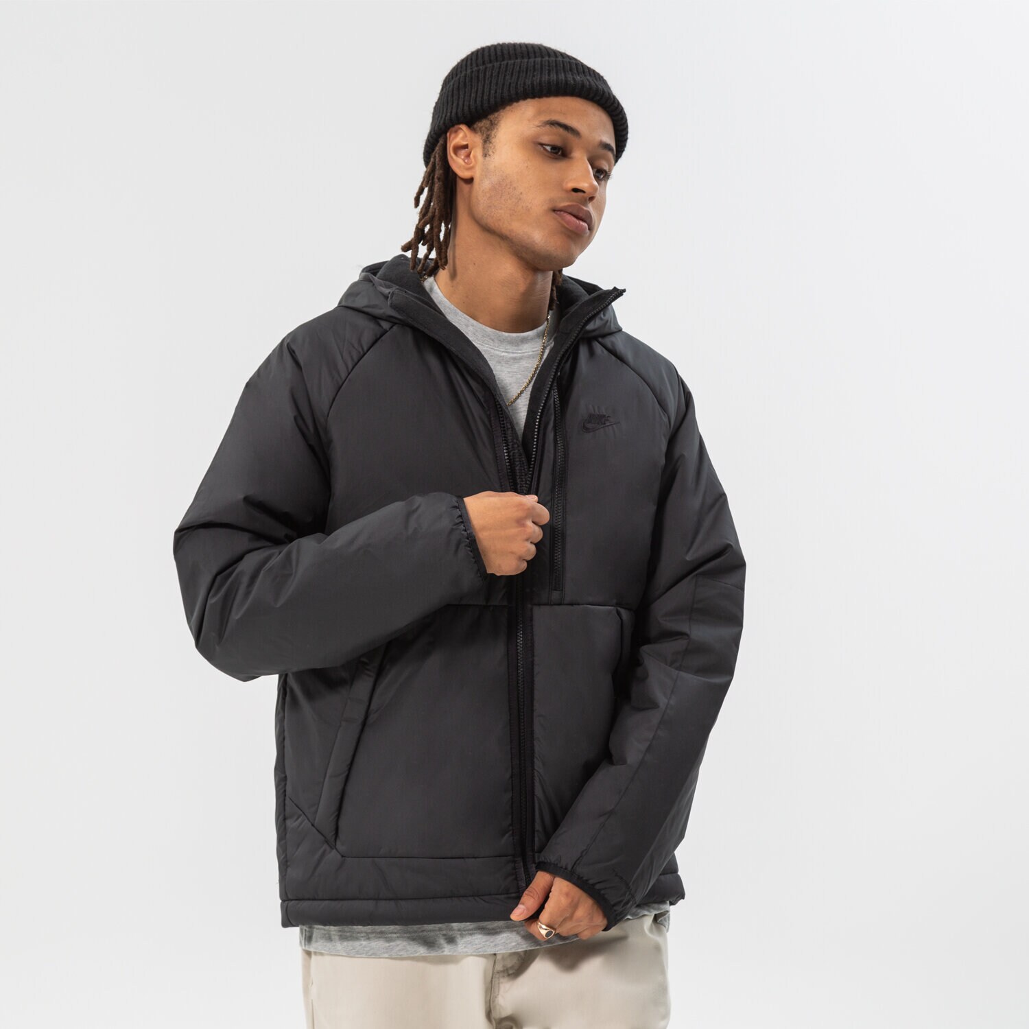 Herren Winterjacke NIKE JACKE WINTER M NSW TF RPL LEGACY HD JKT DD6857-011 Schwarz