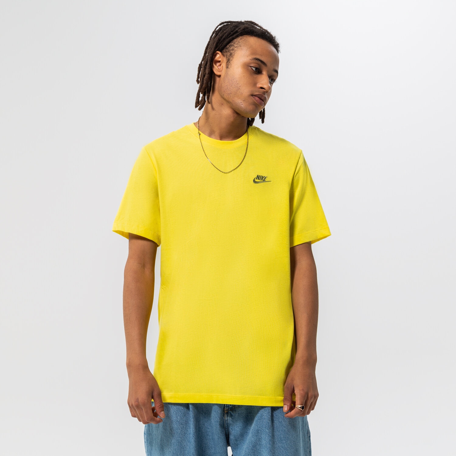 Herren T-Shirt NIKE T-SHIRT NIKE SPORTSWEAR CLUB AR4997-765 Gelb