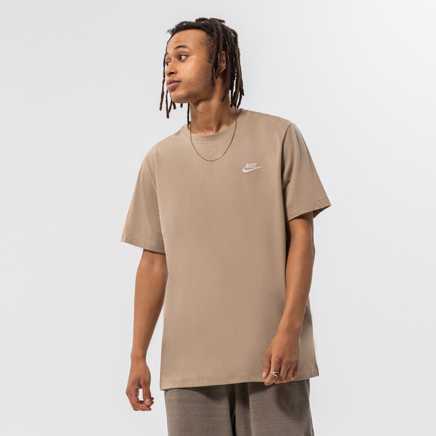 Herren T-Shirt NIKE T-SHIRT NIKE SPORTSWEAR CLUB AR4997-247 Braun