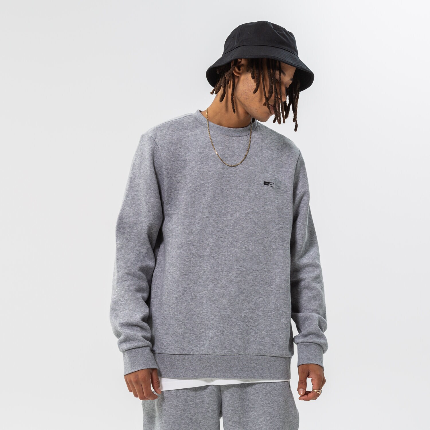 Herren CONFRONT SWEATSHIRT CONFRONT CREW MINI LOGO CF322BLM92002 Grau