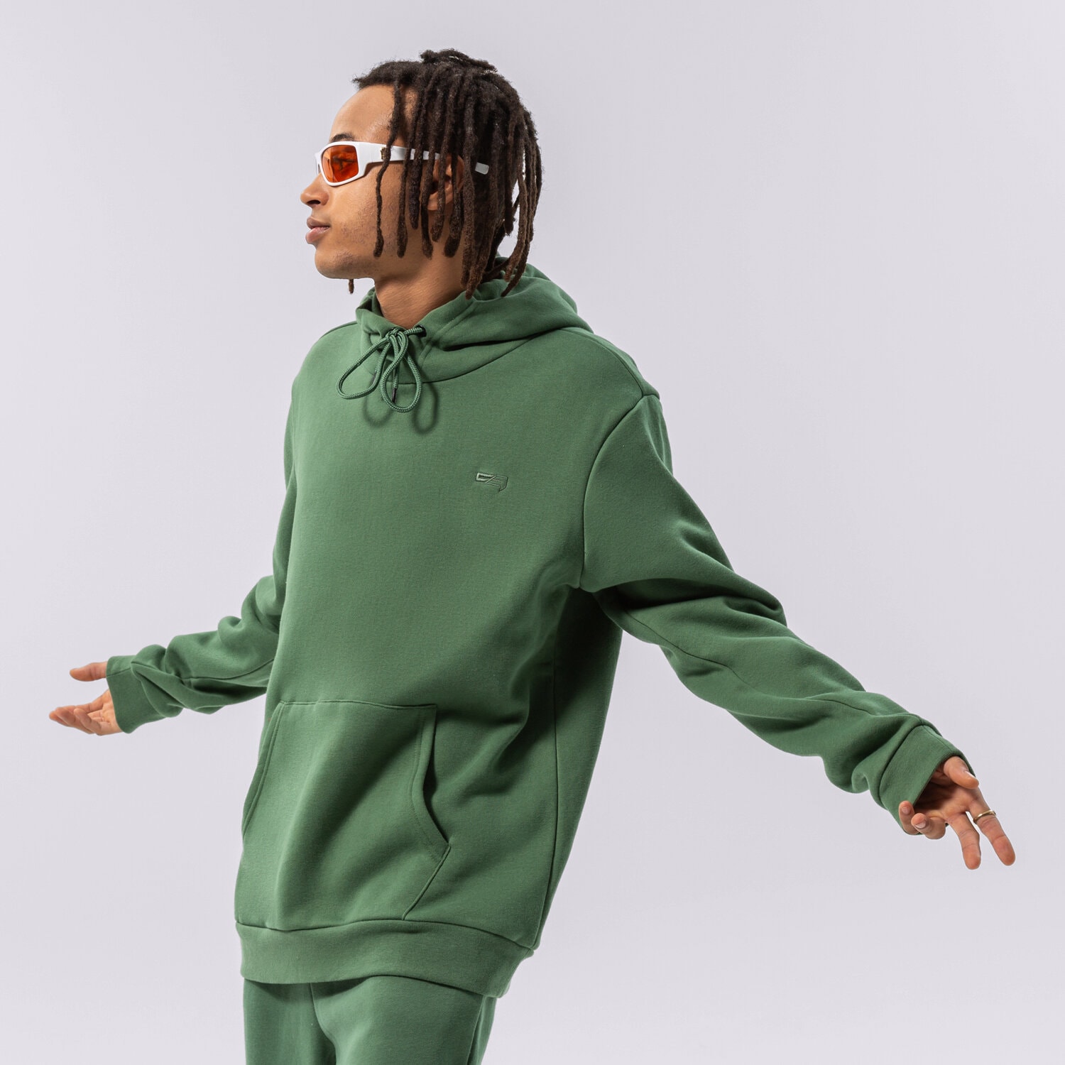 Herren CONFRONT HOODIE HOODIE ESSENTIAL CF322BLM91003 Grün