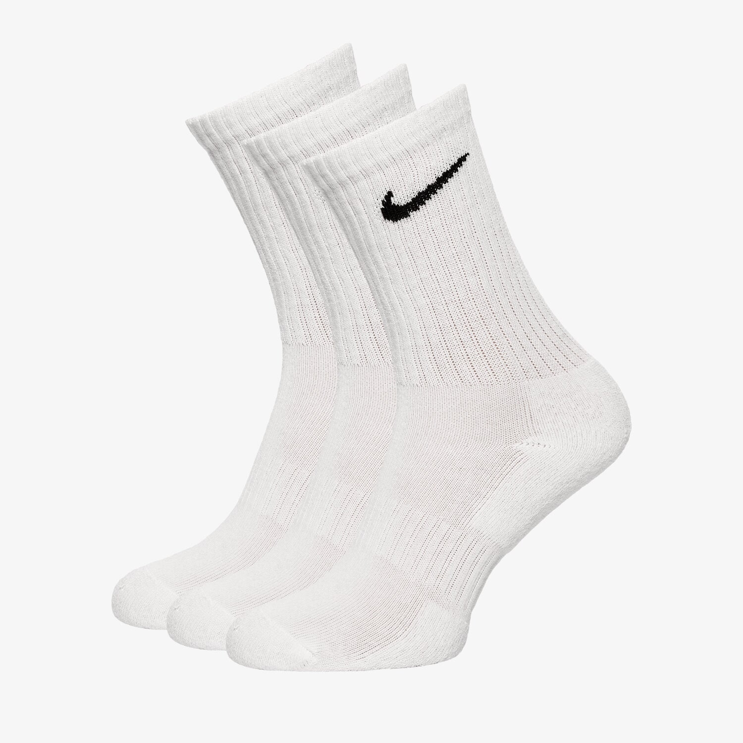 Damen Socken NIKE 3-PACK CUSHIONED CREW SOCKS SX7664-100 Weiß