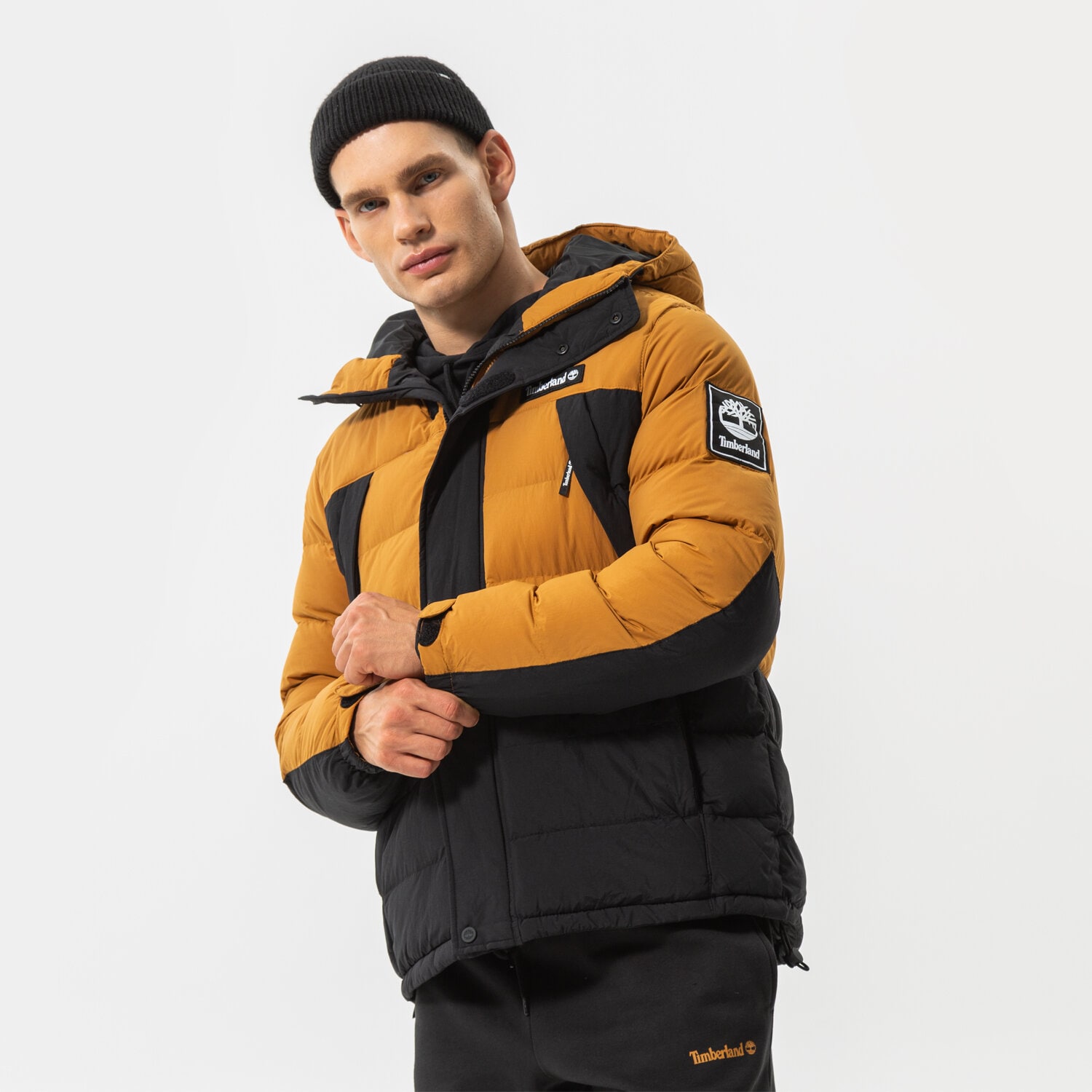 Herren Winterjacke TIMBERLAND JACKE WINTER WHEAT BOOT/BLACK TB0A2AEBP571 Schwarz