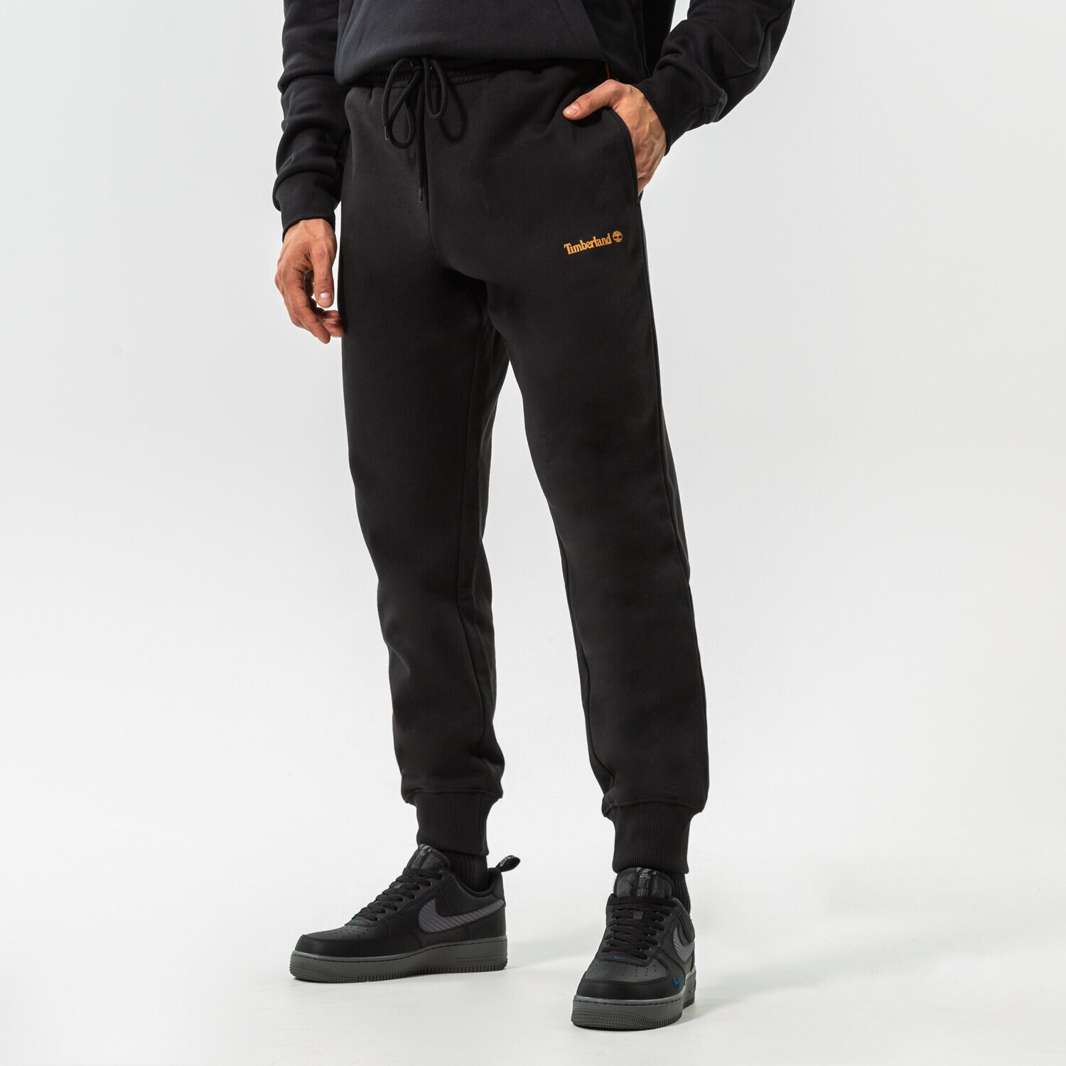 Herren Hosen TIMBERLAND HOSE EPP - SMALL LOGO PRINT SWEATPANT TB0A5PF40011 Schwarz