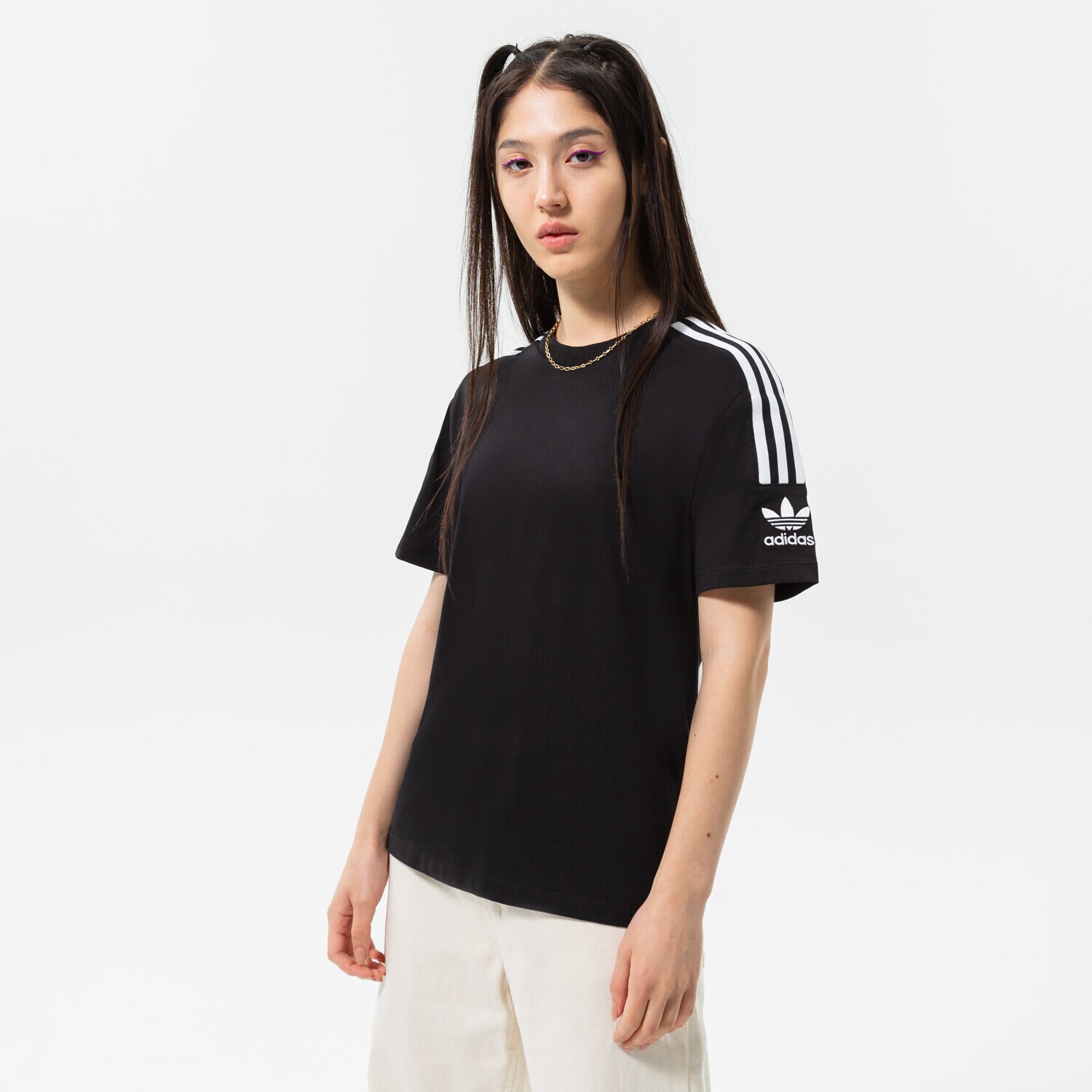 Damen T-Shirt ADIDAS T-SHIRT TIGHT TEE HF7457 Schwarz