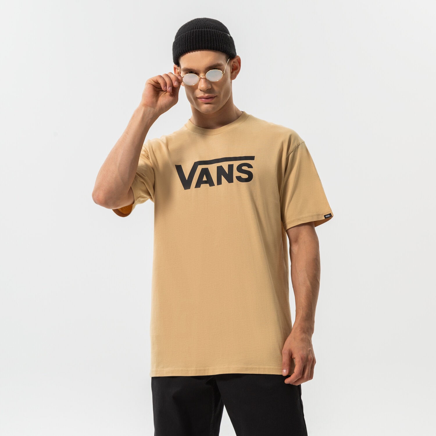 Herren T-Shirt VANS T-SHIRT VANS CLASSIC VN000GGGY971 Beige