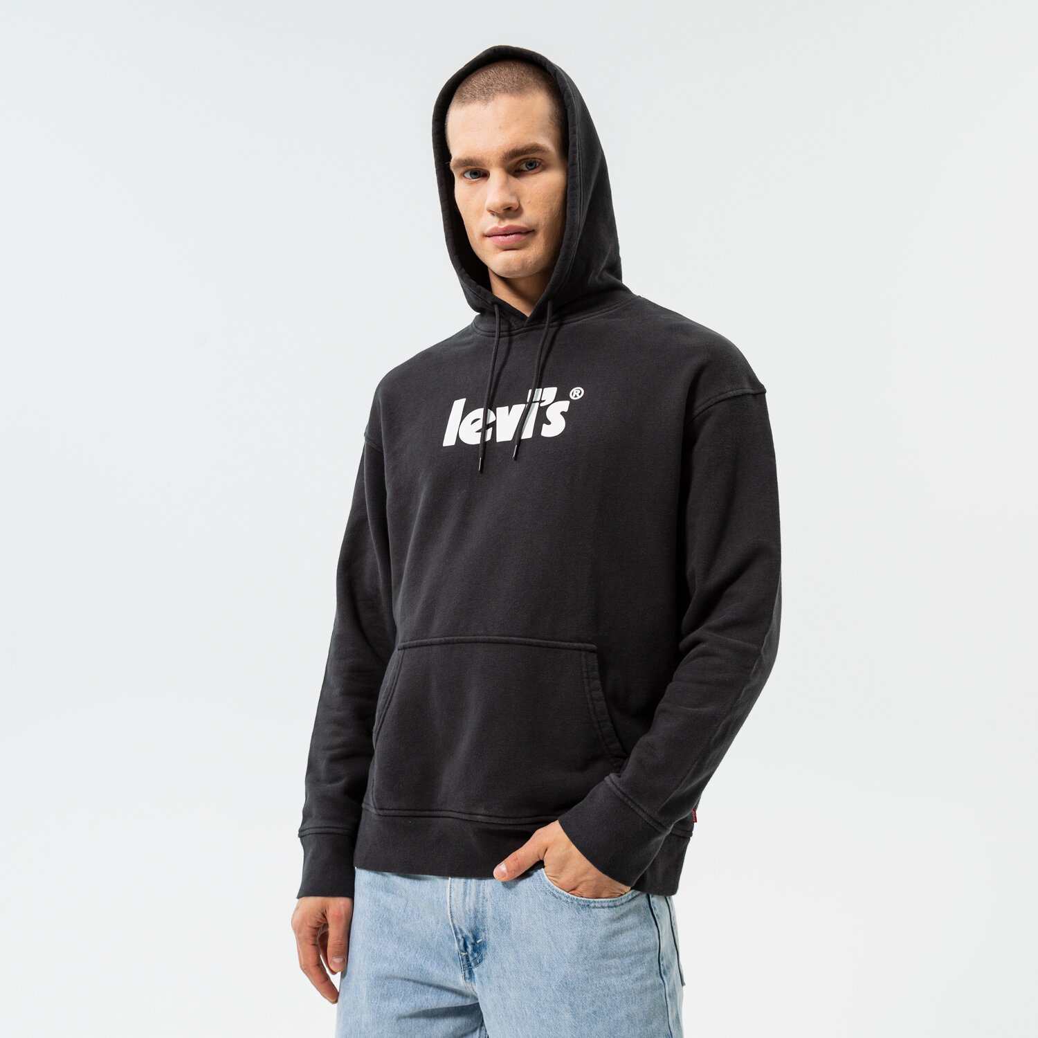 Herren LEVI'S HOODIE RELAXED GRAPHIC PO 38479-0079 Schwarz