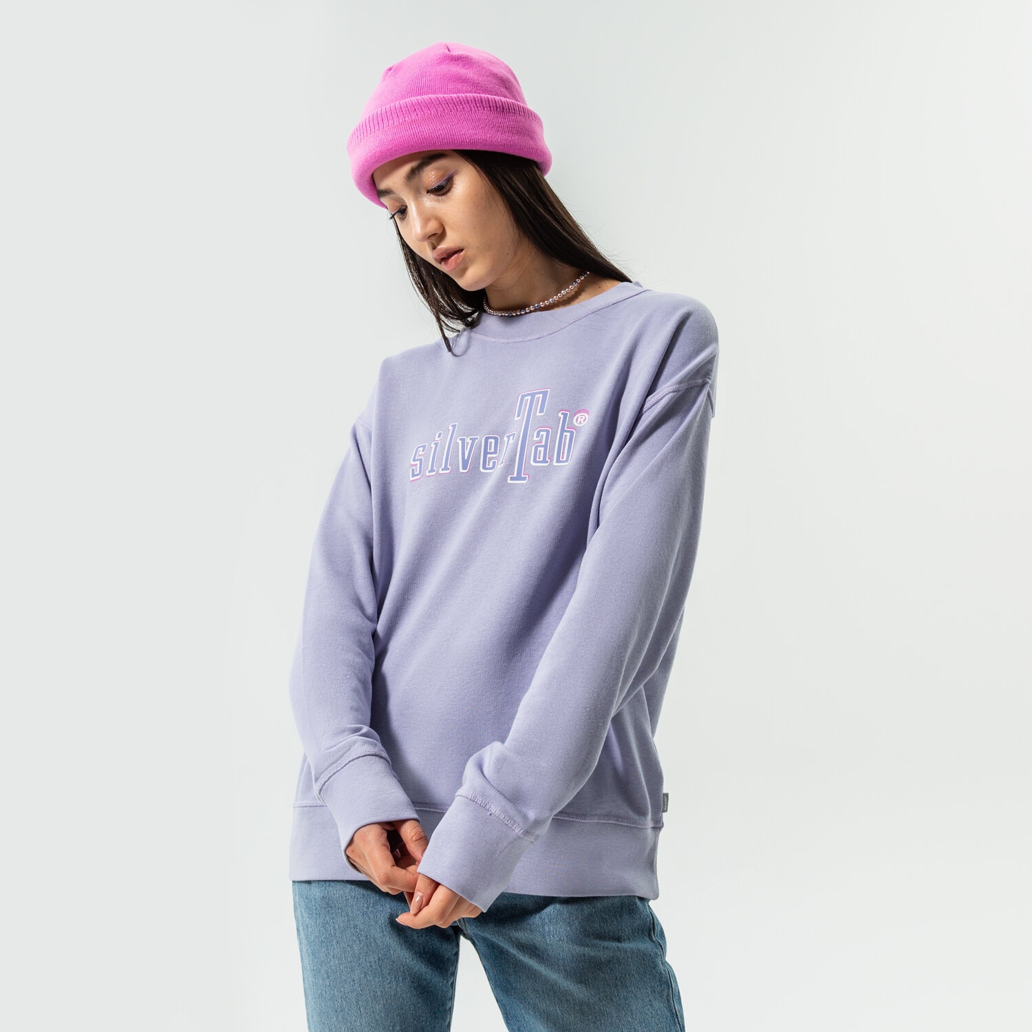 Damen LEVI'S SWEATSHIRT GRAPHIC STANDARD CREW 18686-0105 Blau