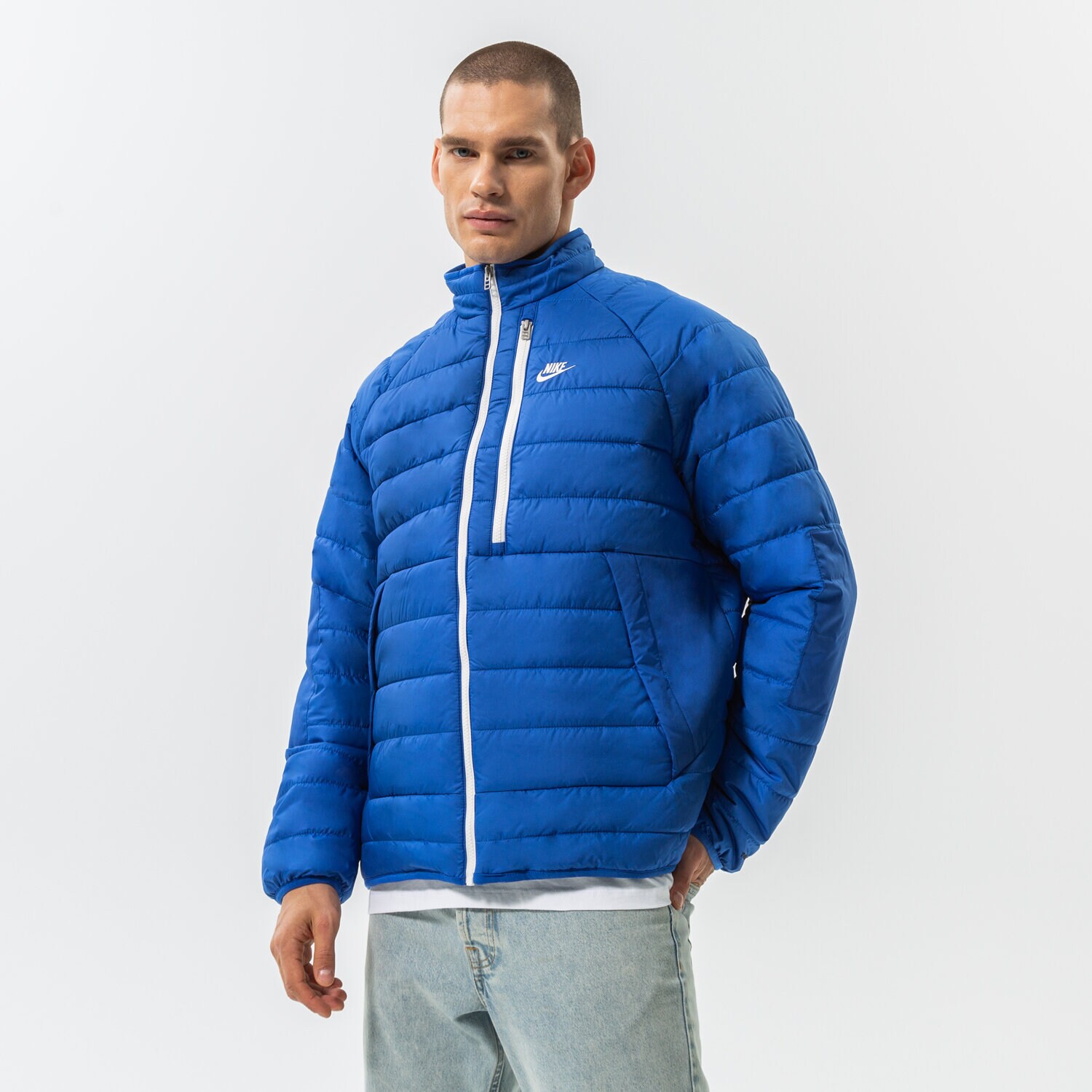 Herren Winterjacke NIKE JACKE WINTER M NK TF RPL LEGACY PUFFER JKT DQ4929-480 Dunkelblau