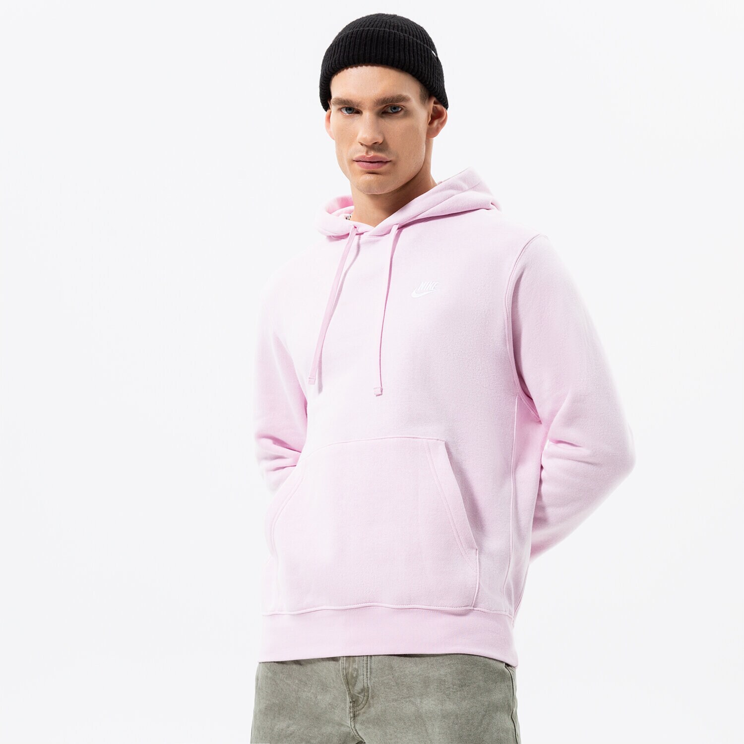 Herren NIKE HOODIE NIKE SPORTSWEAR CLUB FLEECE BV2654-663 Rosa