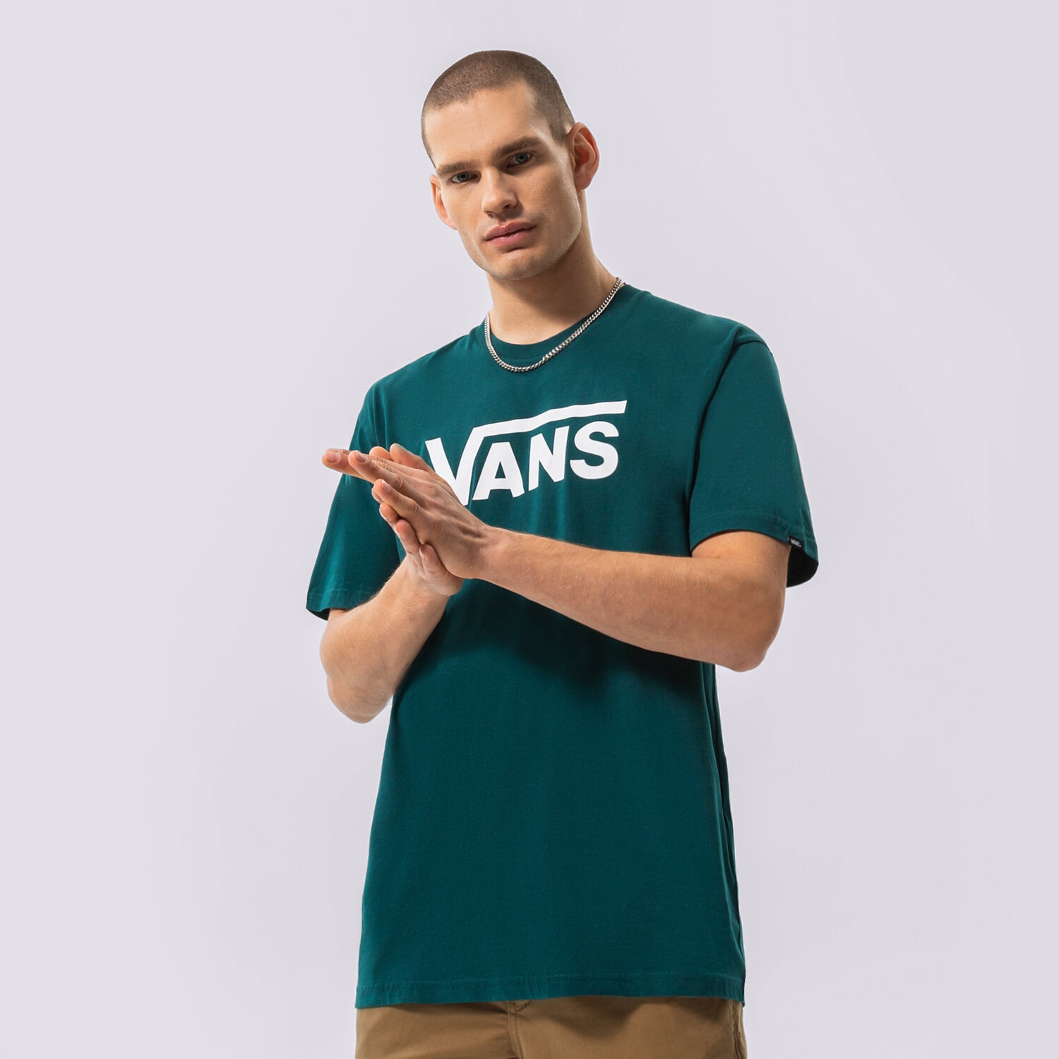 Herren T-Shirt VANS T-SHIRT VANS CLASSIC VN000GGGY8M1 Grün