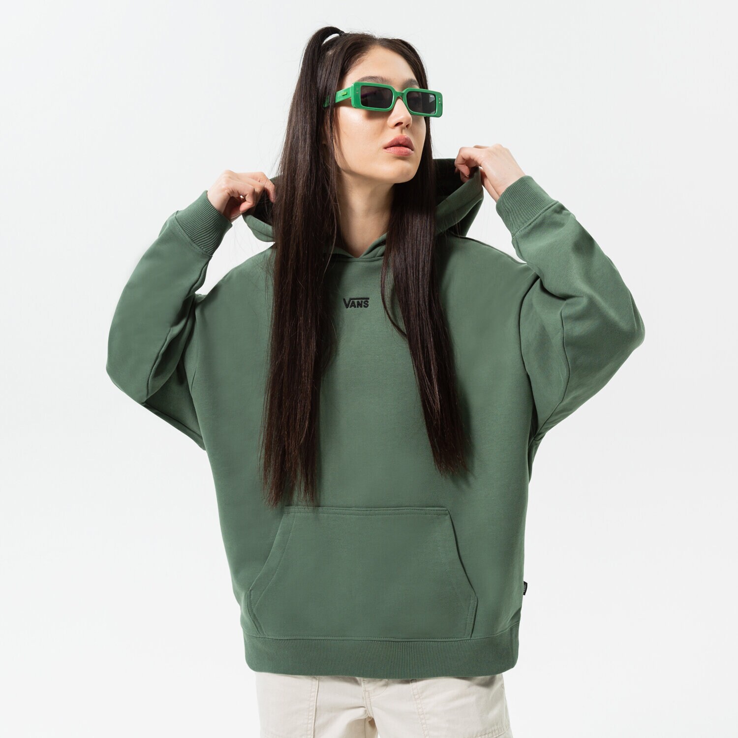 Damen VANS HOODIE FLYING V OS FT LS HOODIE VN0A7RMDYQW Grün