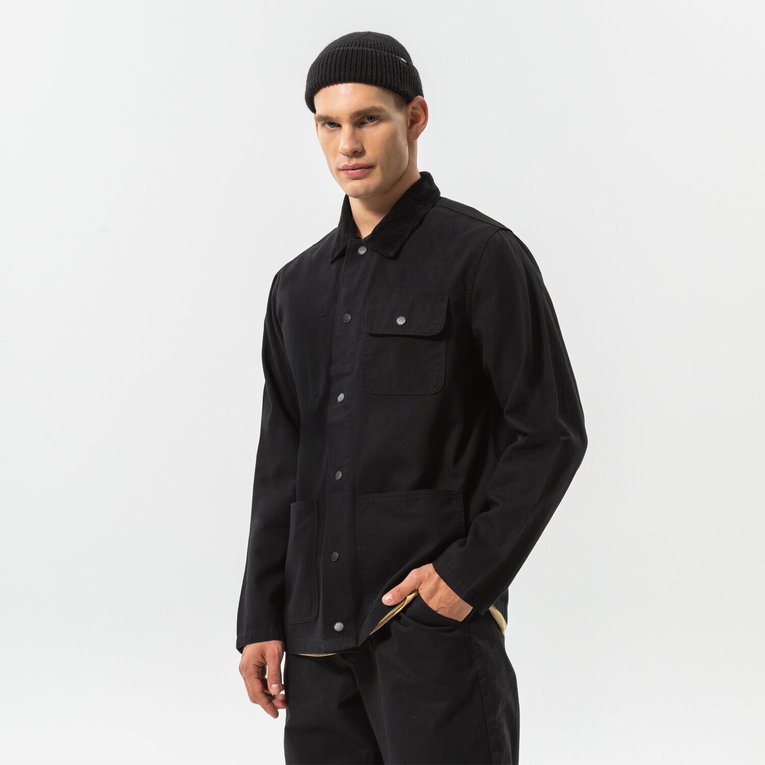 Herren Winterjacke VANS JACKE MN DRILL CHORE COAT VN0A3WF1BLK1 Schwarz