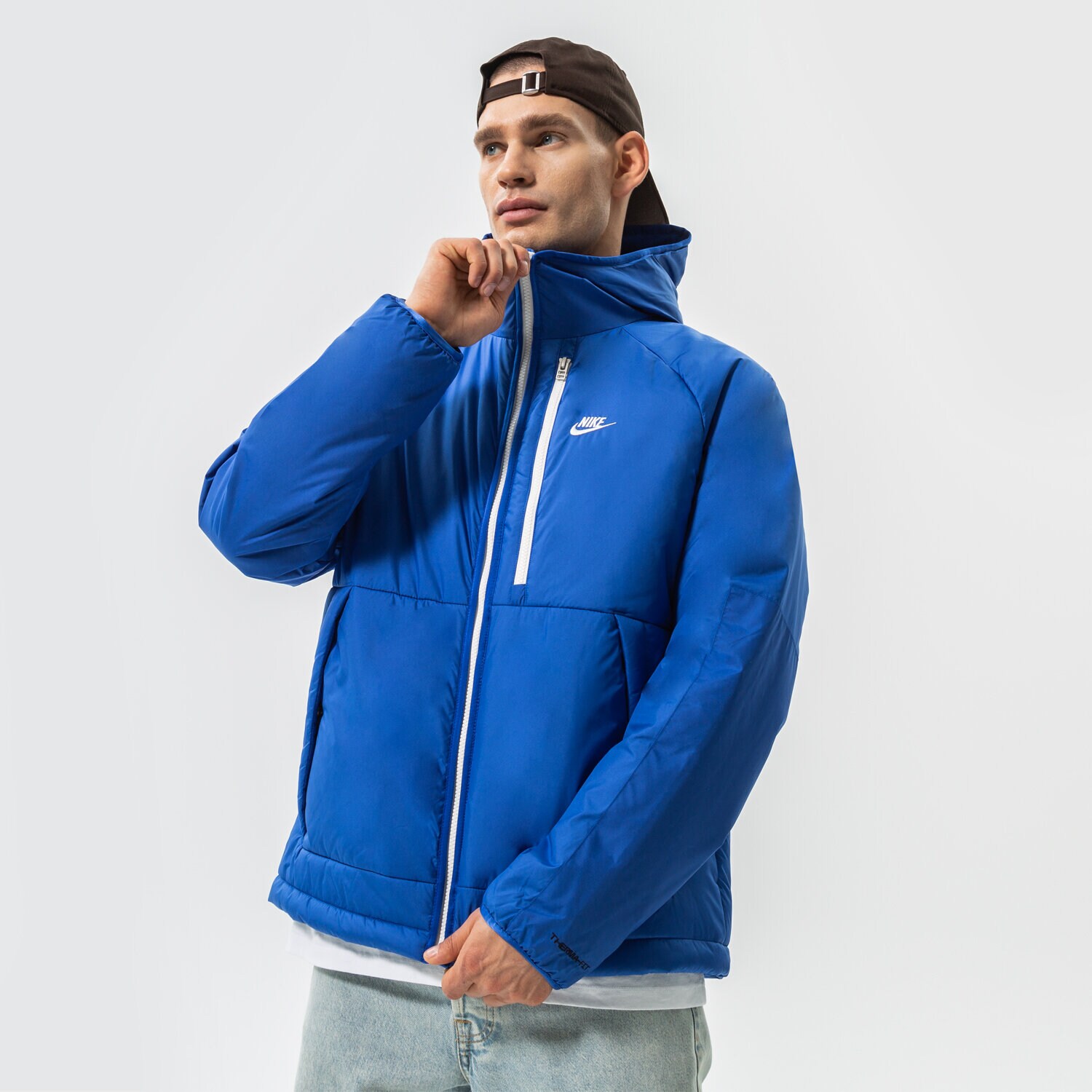 Herren Winterjacke NIKE JACKE WINTER M NSW TF RPL LEGACY HD JKT DD6857-480 Dunkelblau