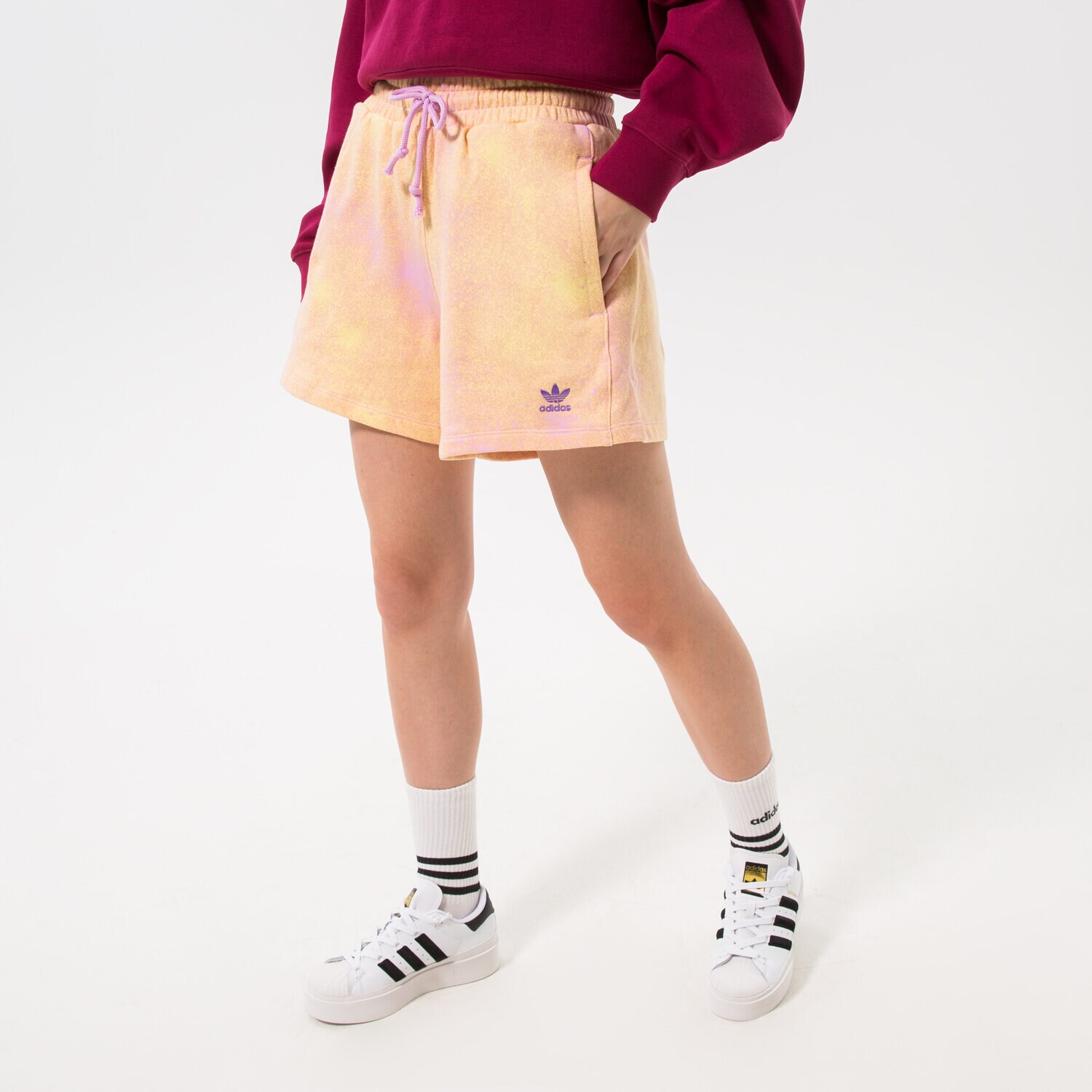 Damen Shorts ADIDAS SHORTS BF AOP SHORTS HL6609 Multicolor