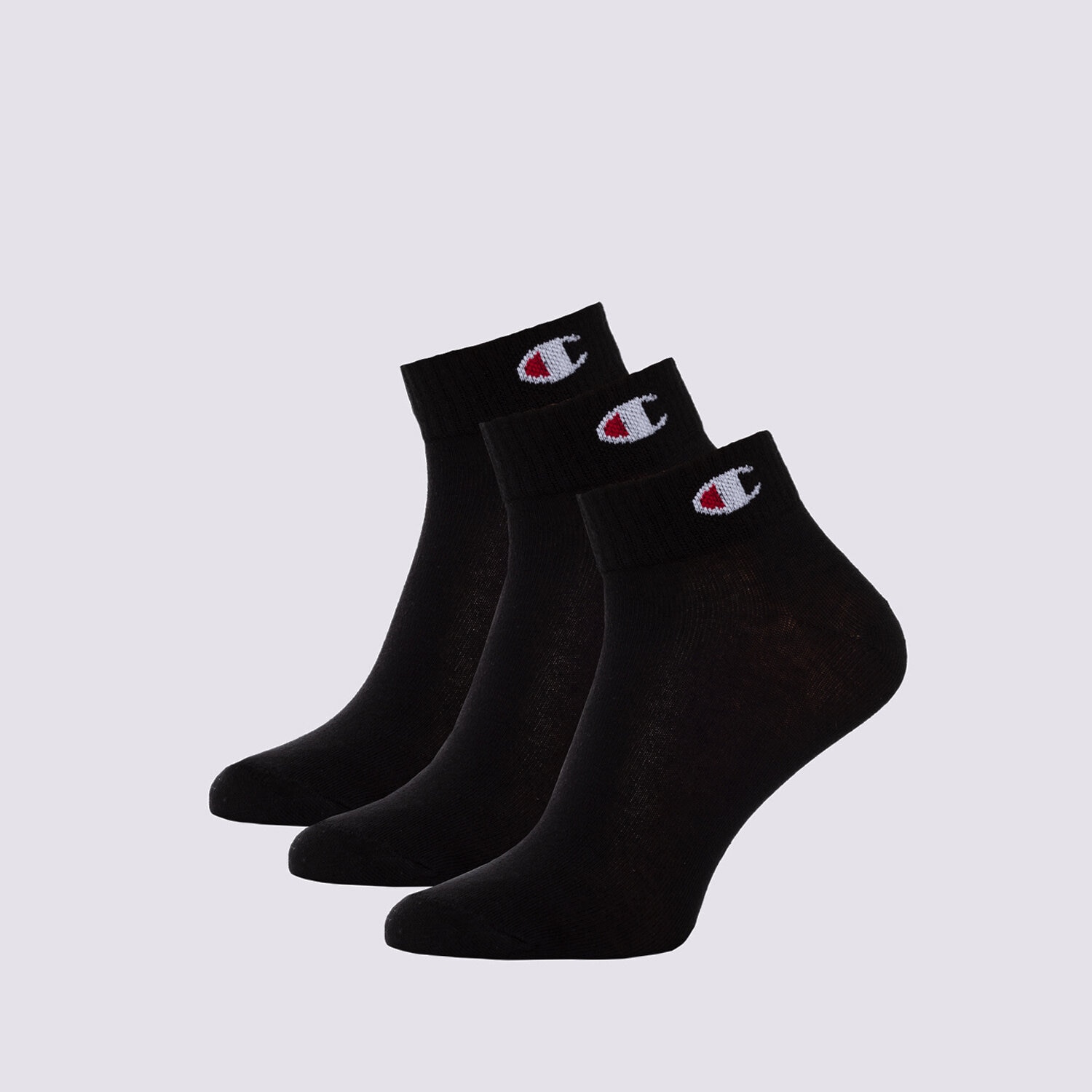 Damen Socken CHAMPION SOCKEN 3PK QUARTER SOCKS U24559KK001 Schwarz