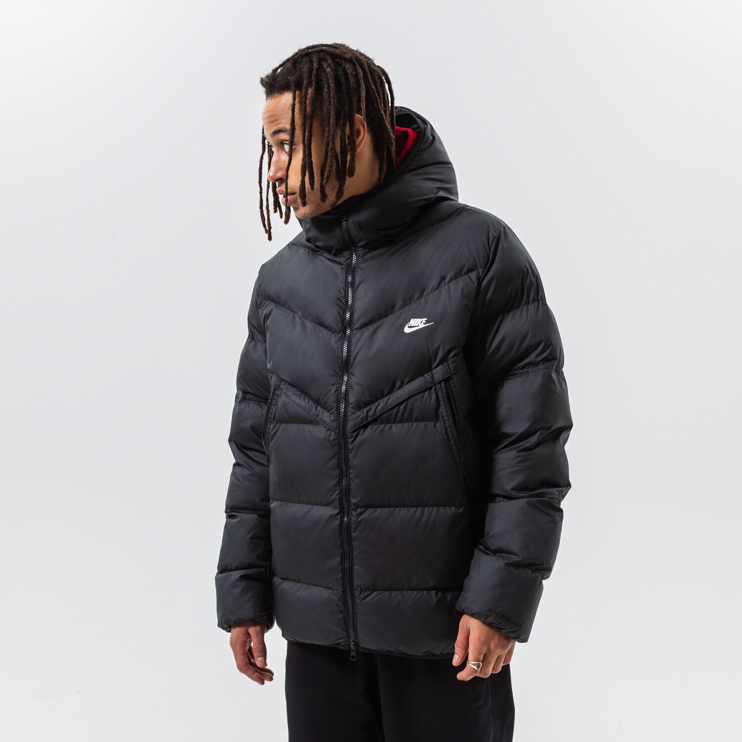 Herren Winterjacke NIKE JACKE WINTER M NK SF WR PL-FLD HD JKT DR9605-010 Schwarz
