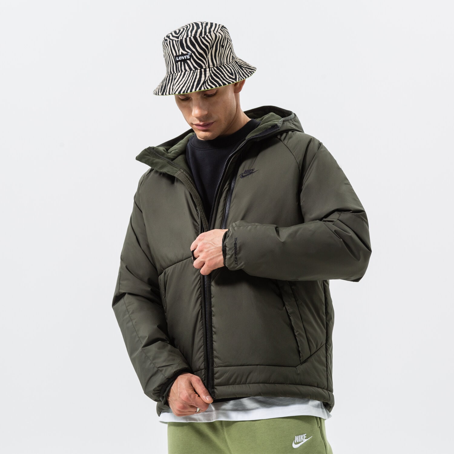 Herren Winterjacke NIKE JACKE WINTER M NSW TF RPL LEGACY HD JKT DD6857-355 Khaki