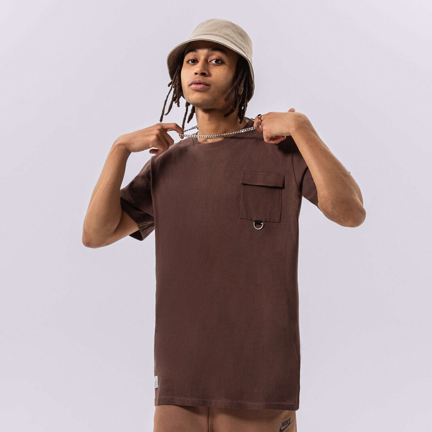 Herren T-Shirt CONFRONT T-SHIRT CONFRONT ESSENTIAL T-SHIRT CF322TSM71001 Braun