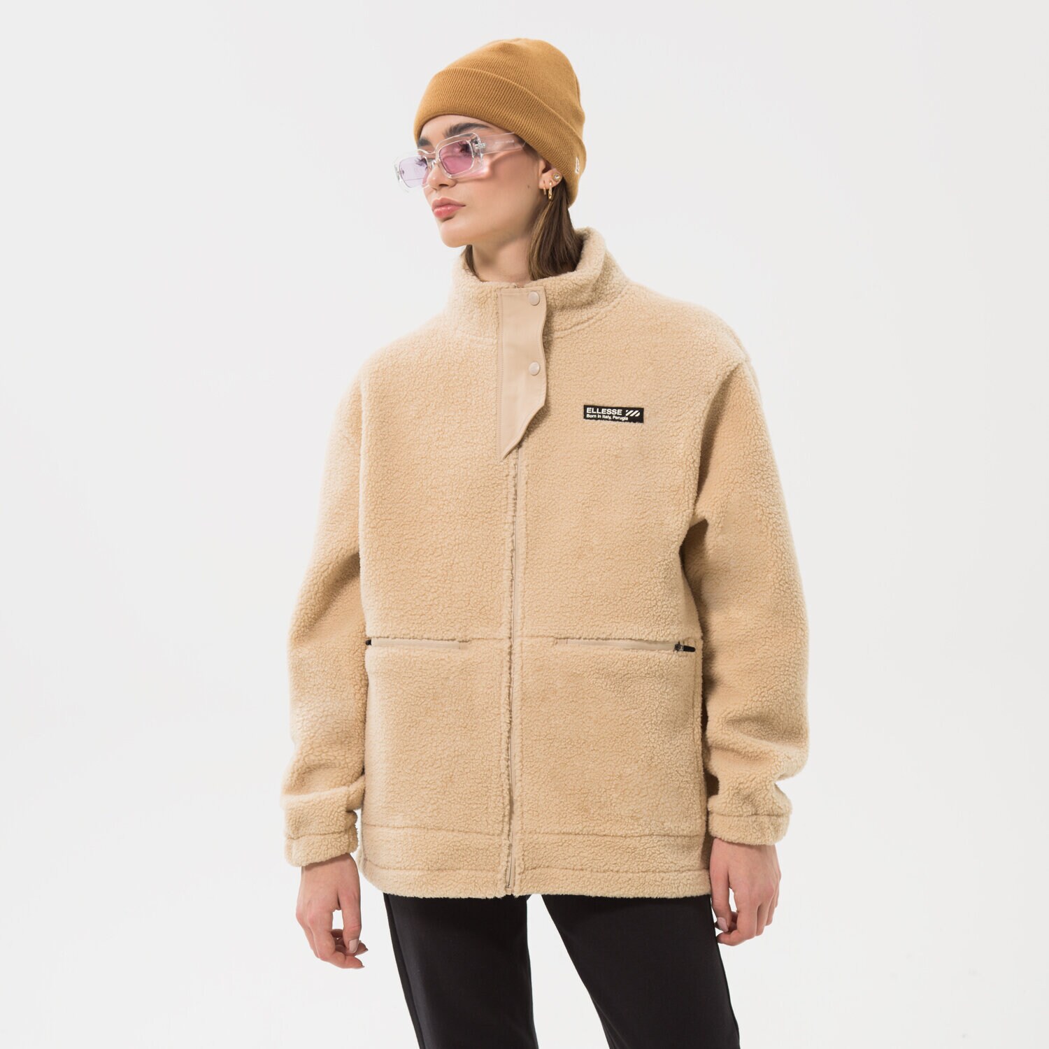 Damen ELLESSE FLEECESHIRT TABURNO FZ JACKET BEIGE SGP15853214 Beige