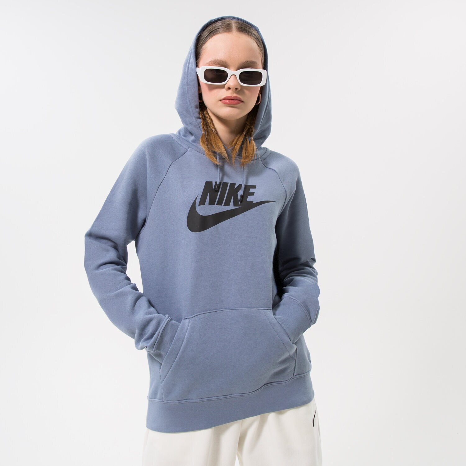 Damen NIKE HOODIE W NSW ESSNTL HOODIE PO HBR DX2319-493 Blau