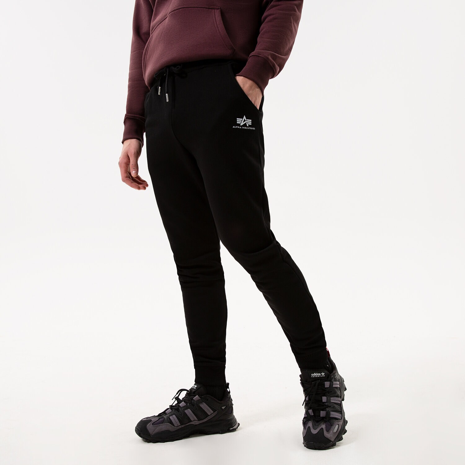 Herren Hosen ALPHA INDUSTRIES HOSE BASIC JOGGER SL 116370-03 Schwarz