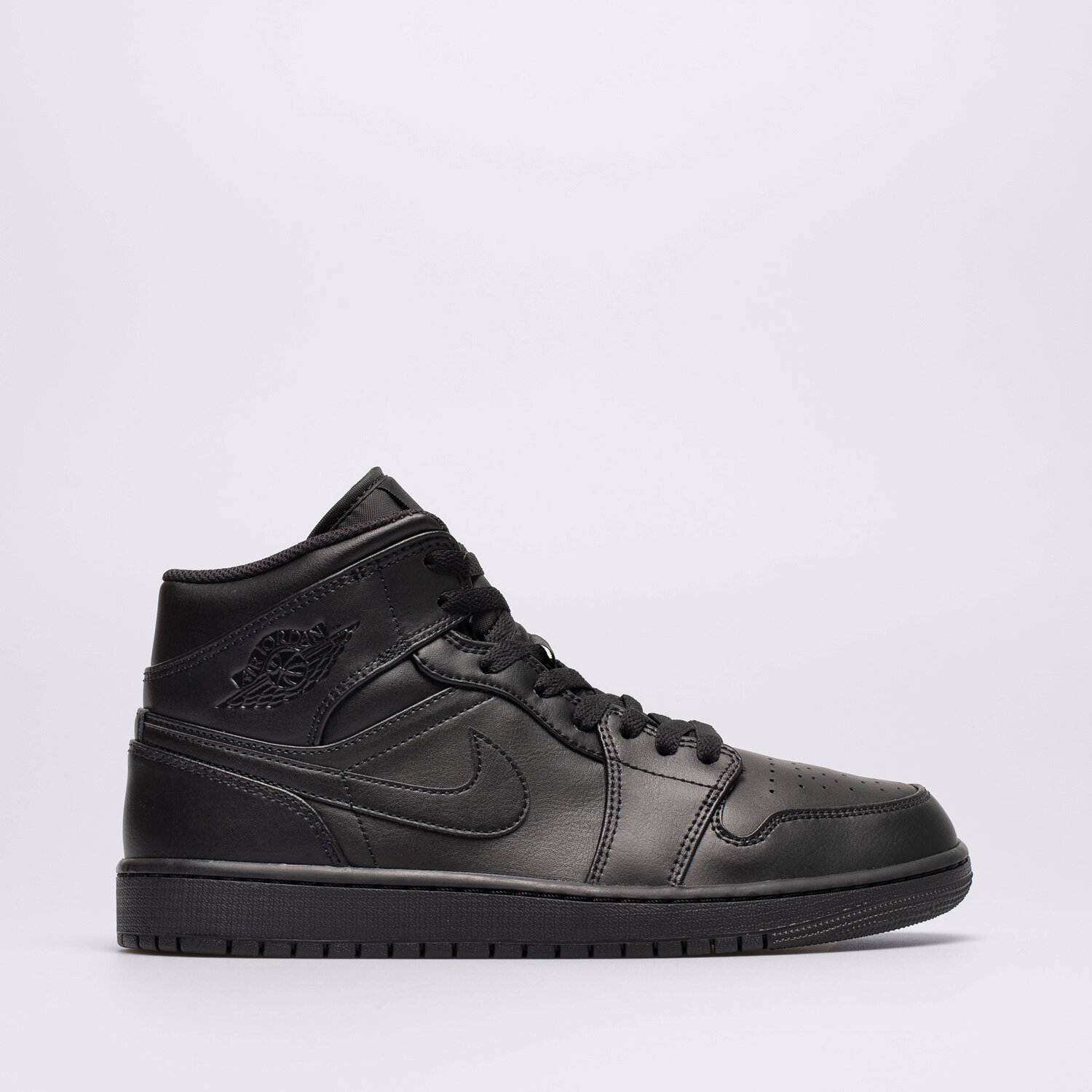 Herren Sneaker AIR JORDAN 1 MID  554724-093 Schwarz